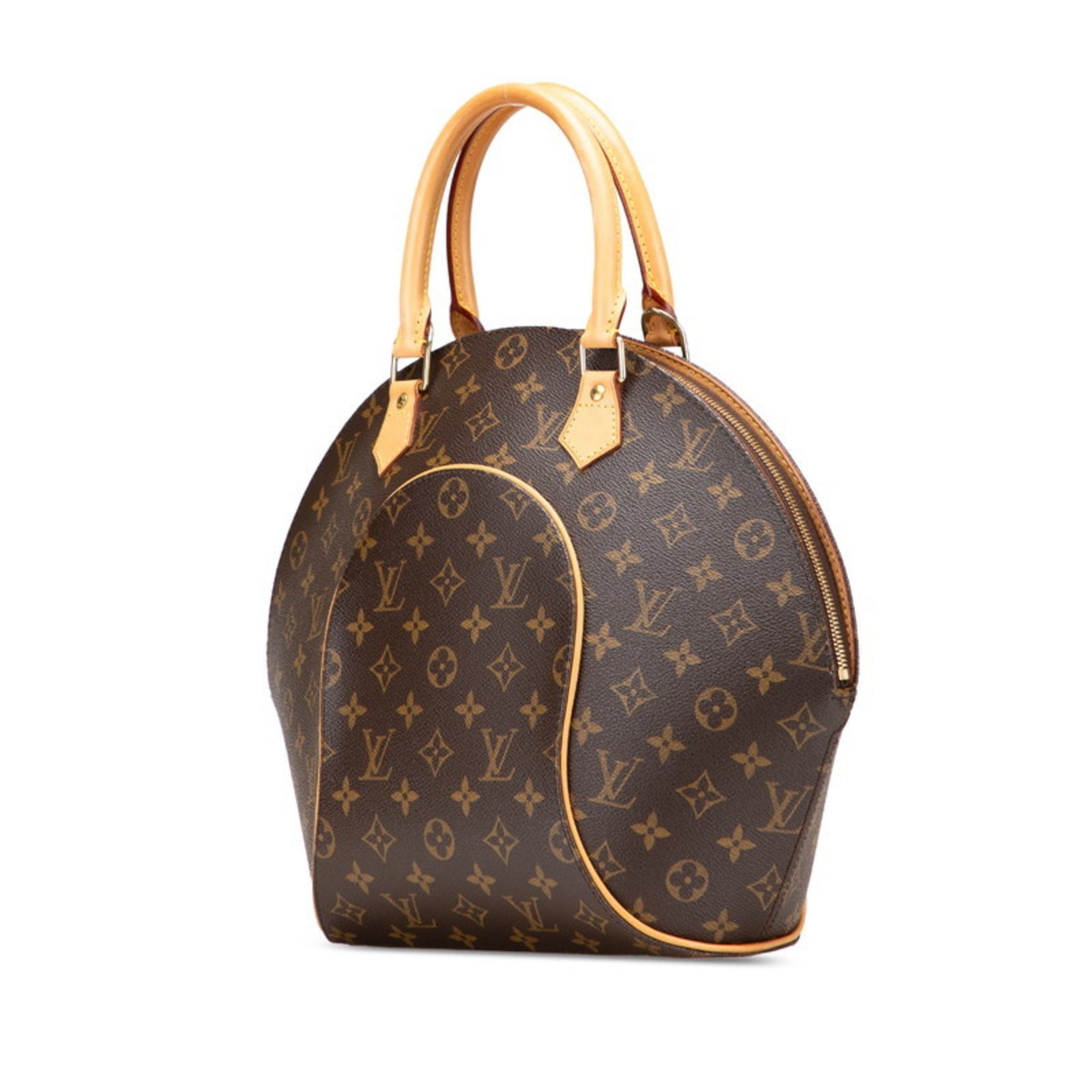 Louis Vuitton Monogram Ellipse MM Handbag Leather LOUIS VUITTON