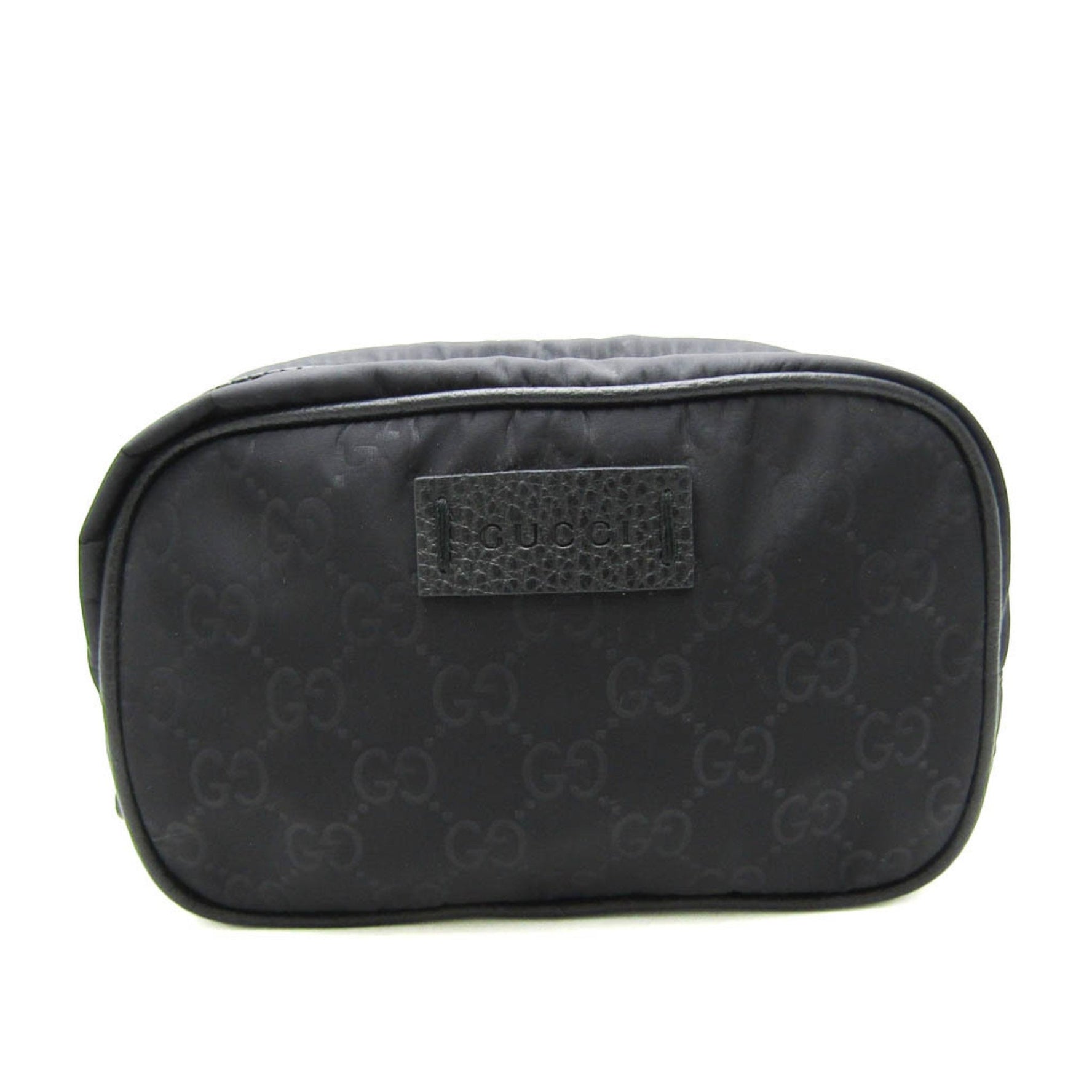 Gucci GG Nylon Women's Nylon Pouch Black