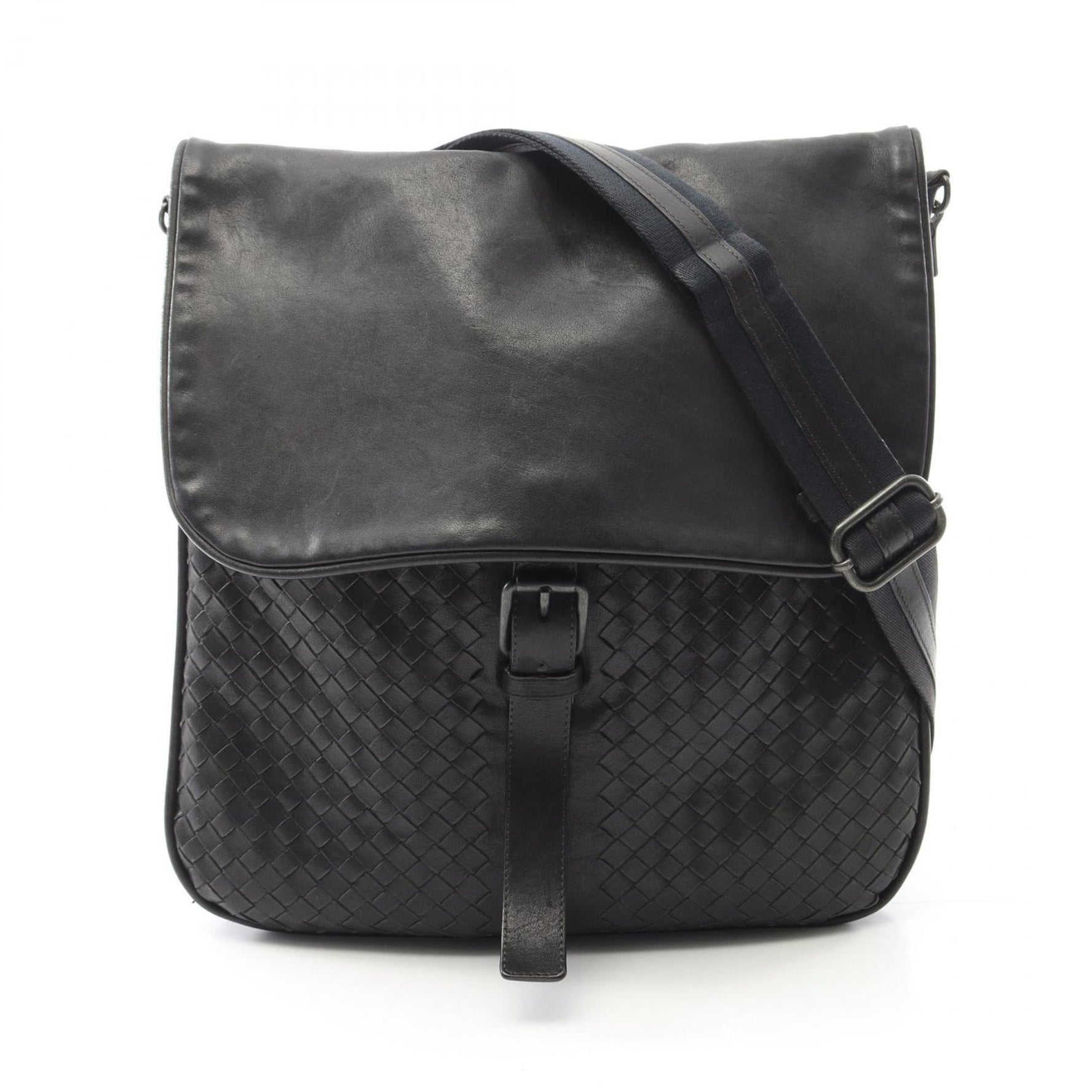 Bottega Veneta Intrecciato Shoulder Bag, Leather