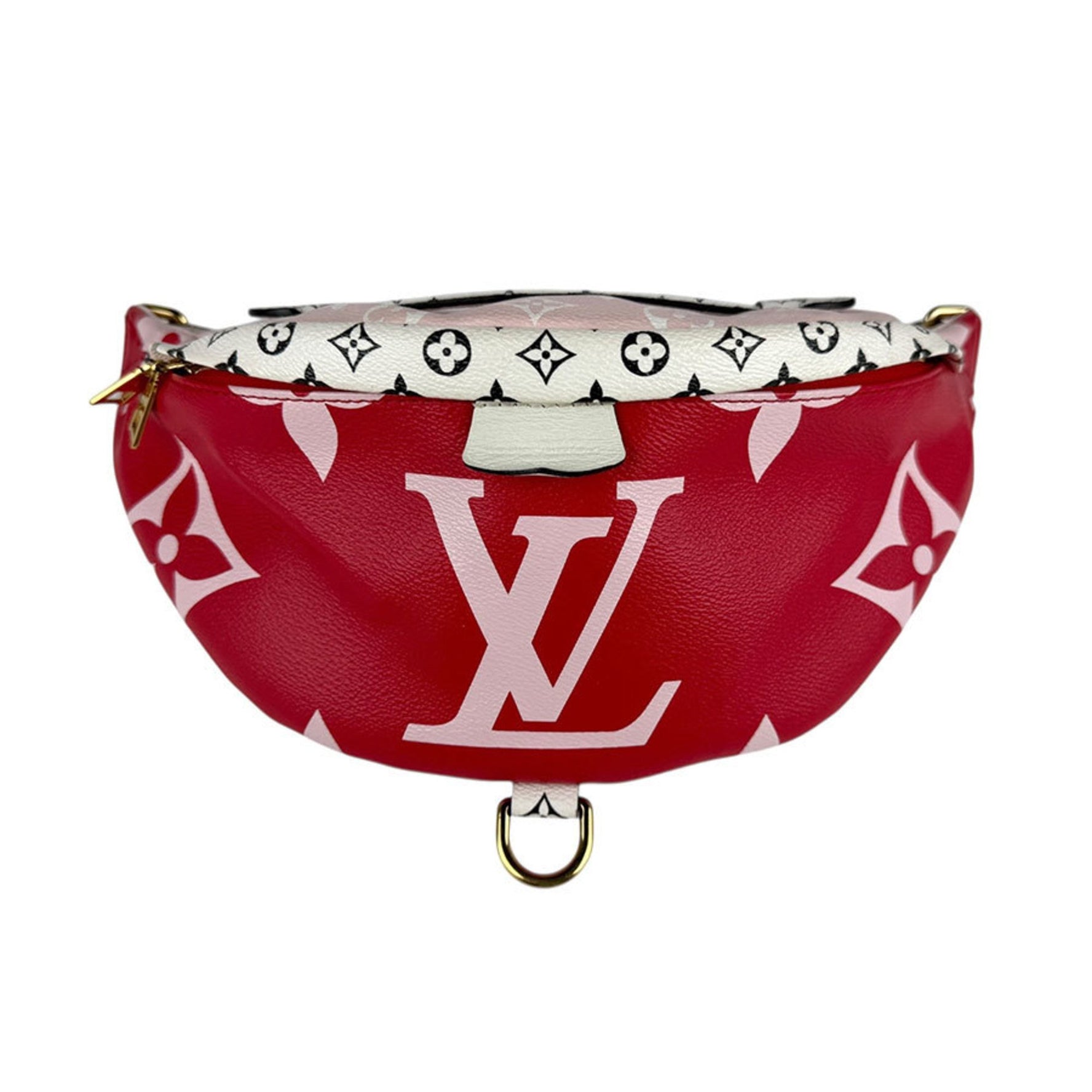 Louis Vuitton Body Bag Waist Giant Monogram Bum Red Pink White Gold Men Women