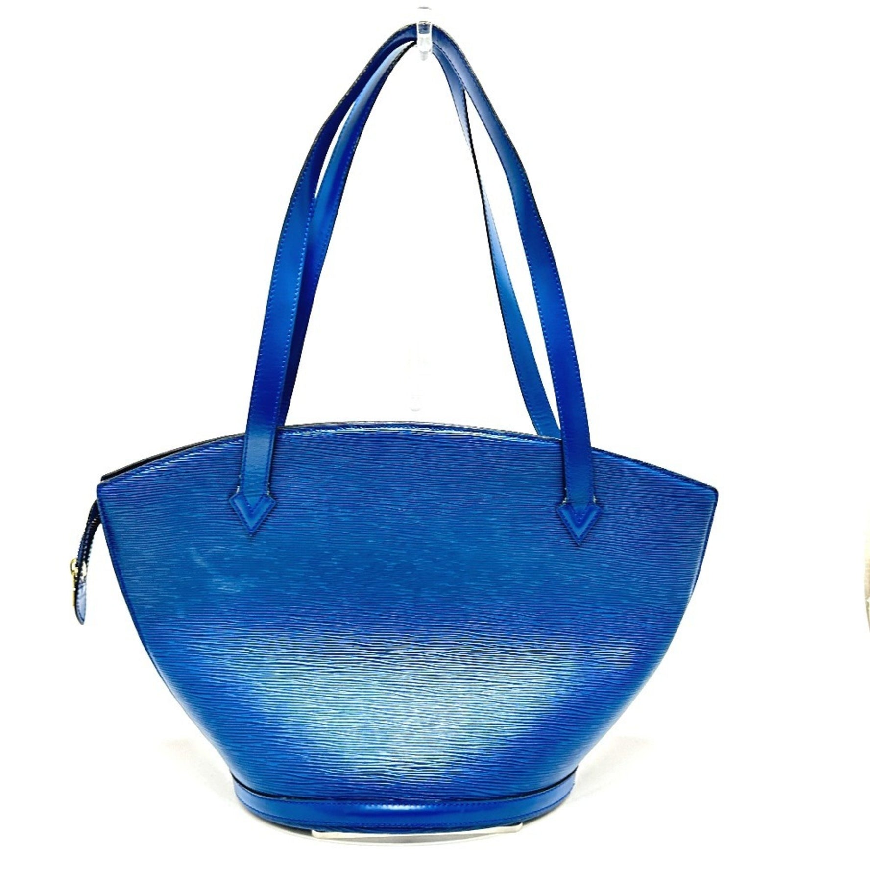 Louis Vuitton Epi Saint Jacques Shopping Shoulder Bag, Tote Leather, Toledo Blue