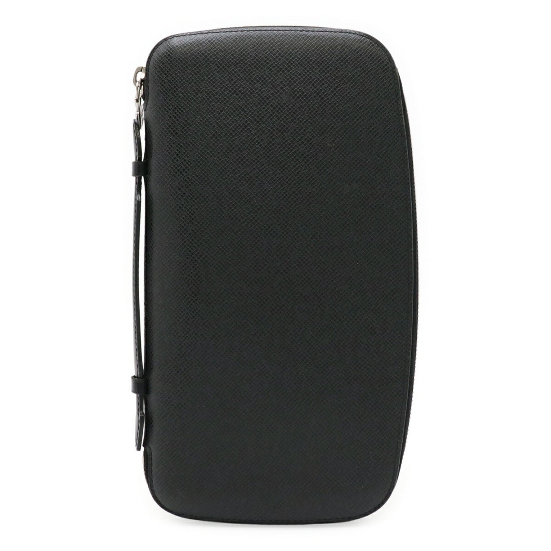 Louis Vuitton Taiga Organizer Atoll Travel Case/Second Bag, Leather Black