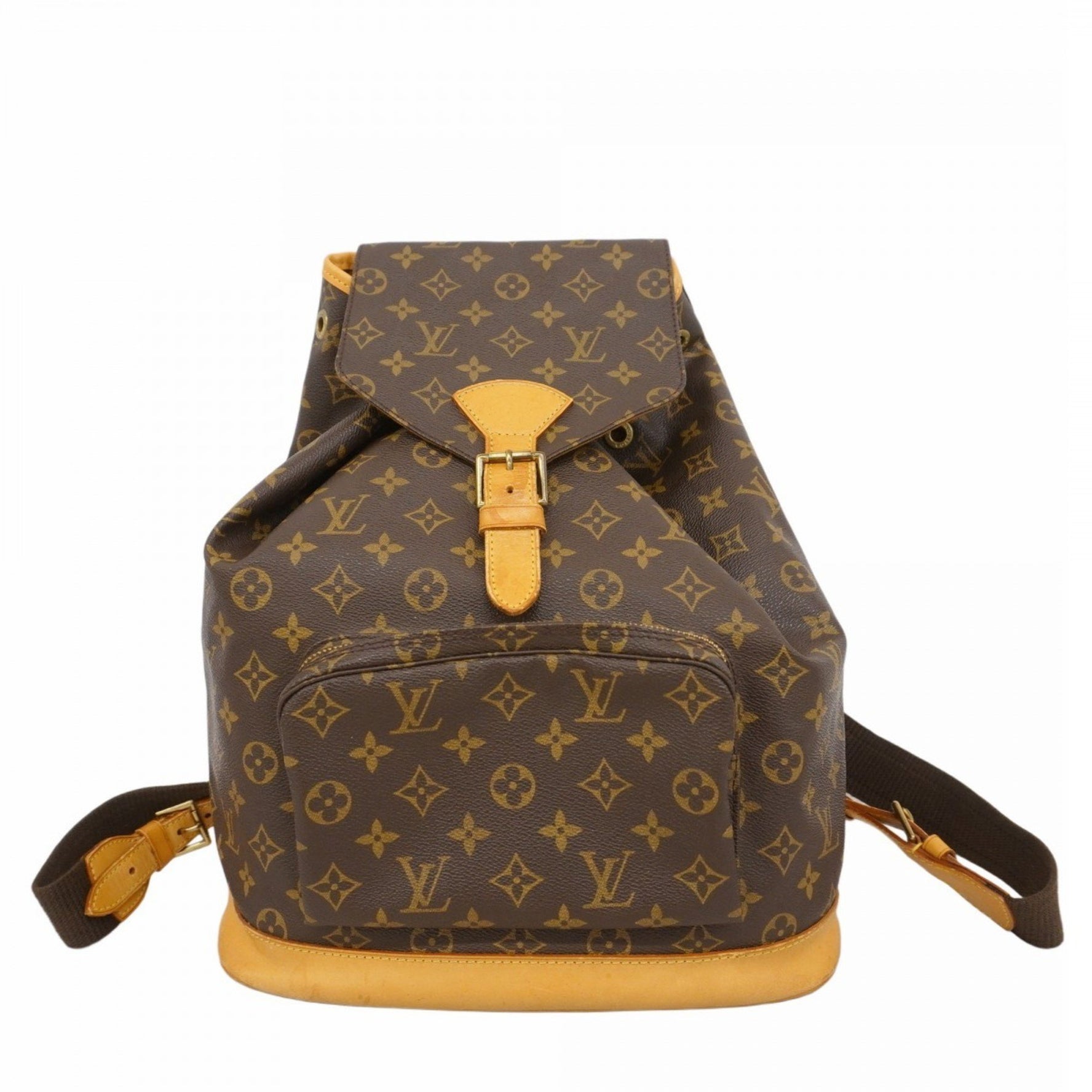 Louis Vuitton Monogram Montsouris Backpack M51135 Brown Women's