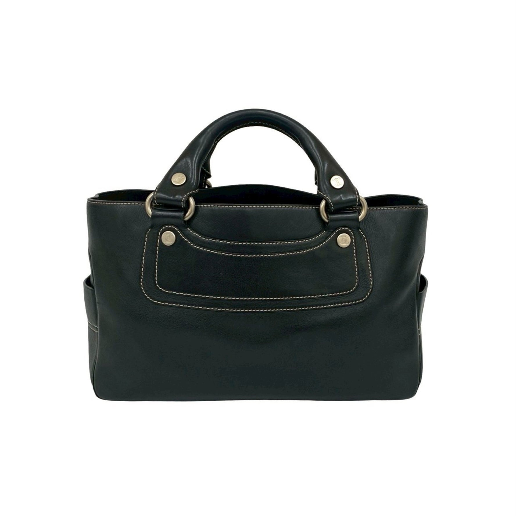 CELINE Boogie Bag Leather Handbag Mini Boston Tote