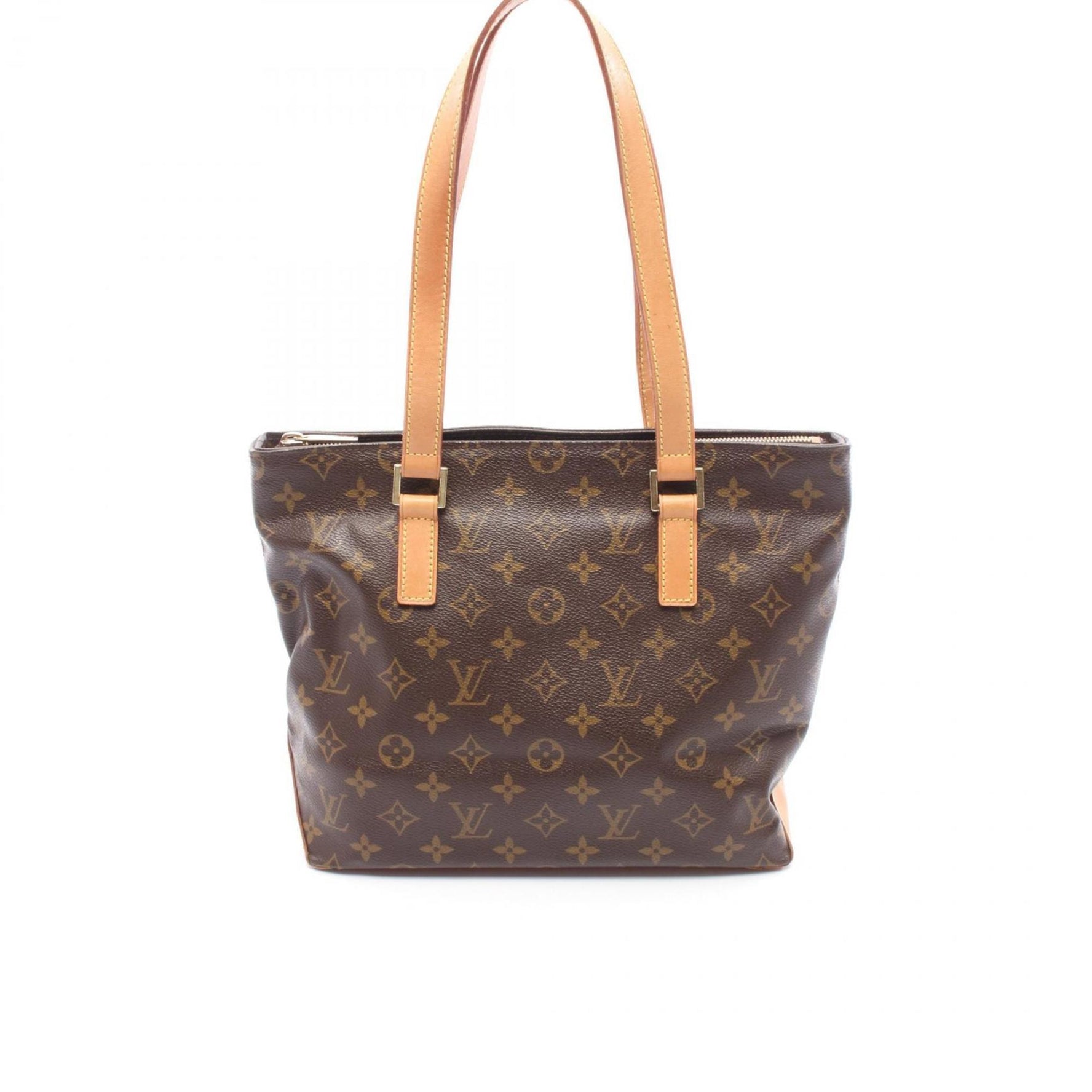 Louis Vuitton Cabas Piano Monogram Shoulder Bag, Coated Canvas and Leather, Brown