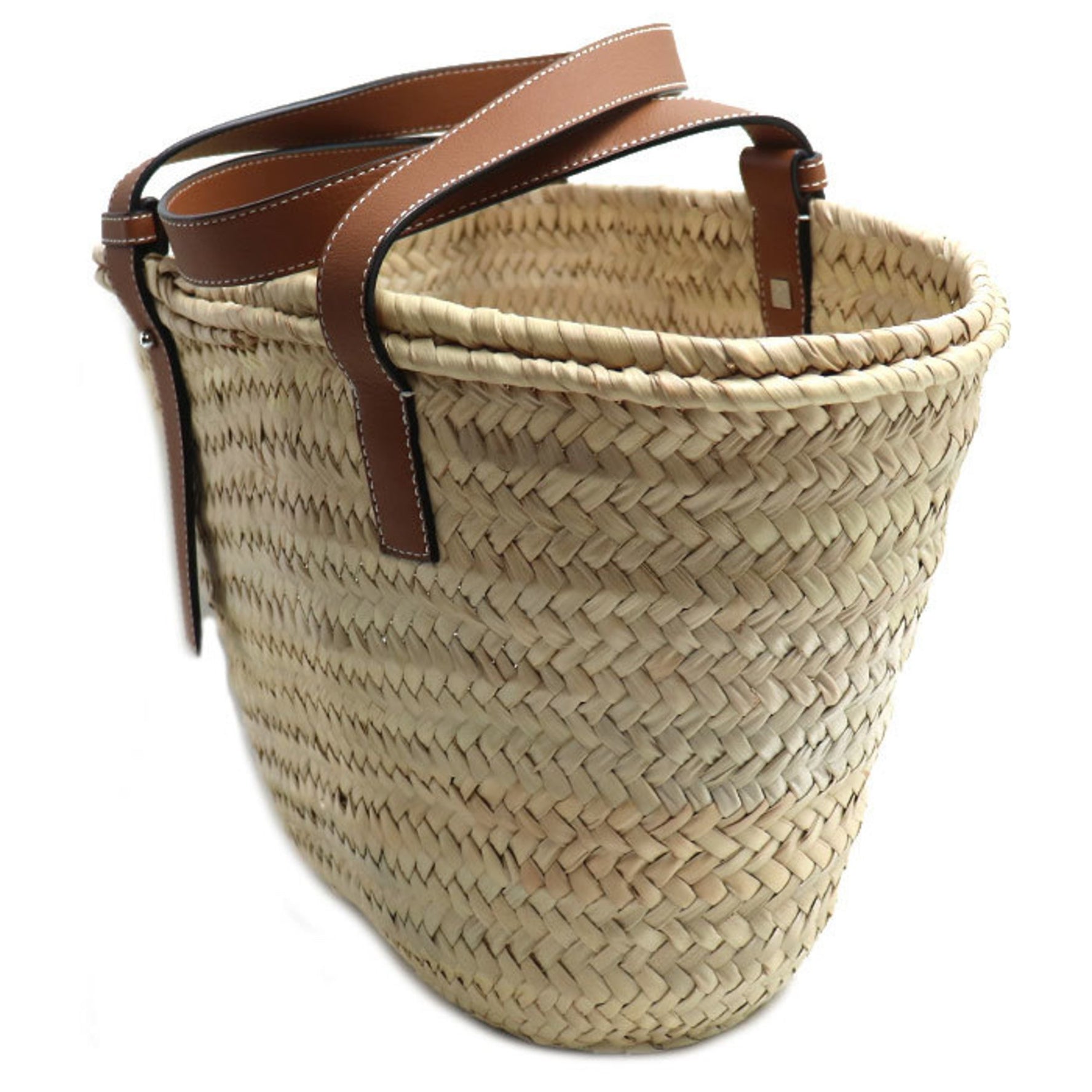 LOEWE Basket Bag Medium Tote Natural Tan
