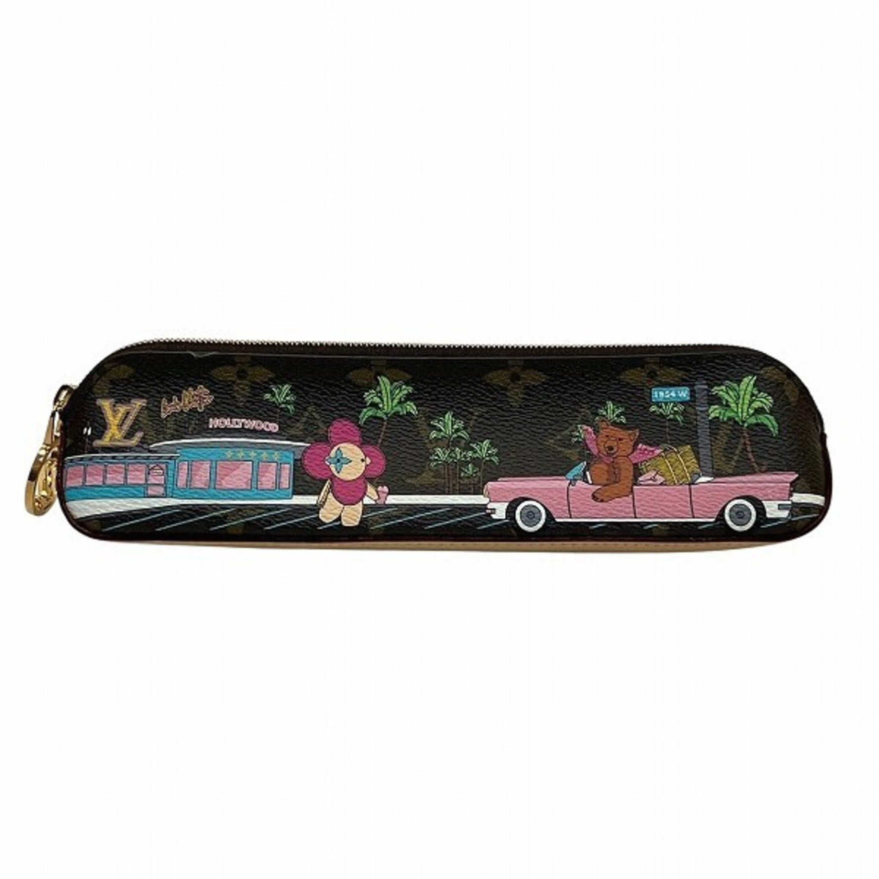 Louis Vuitton Monogram Truss Elisabeth GI0683 Pen Case for Men and Women