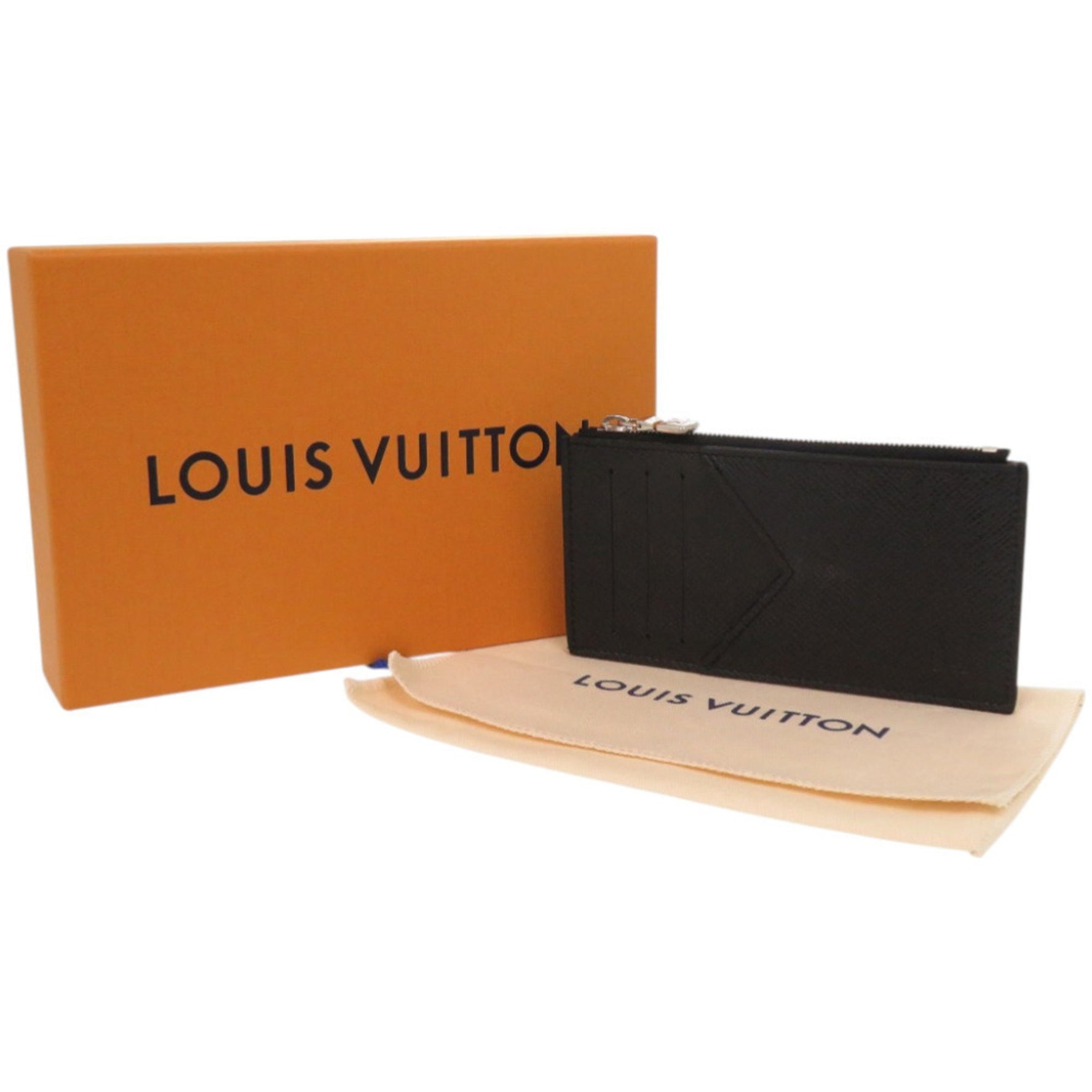 Like new Louis Vuitton Taiga Coin Card Holder in IC Chip Case, LV 1303, LOUIS VUITTON
