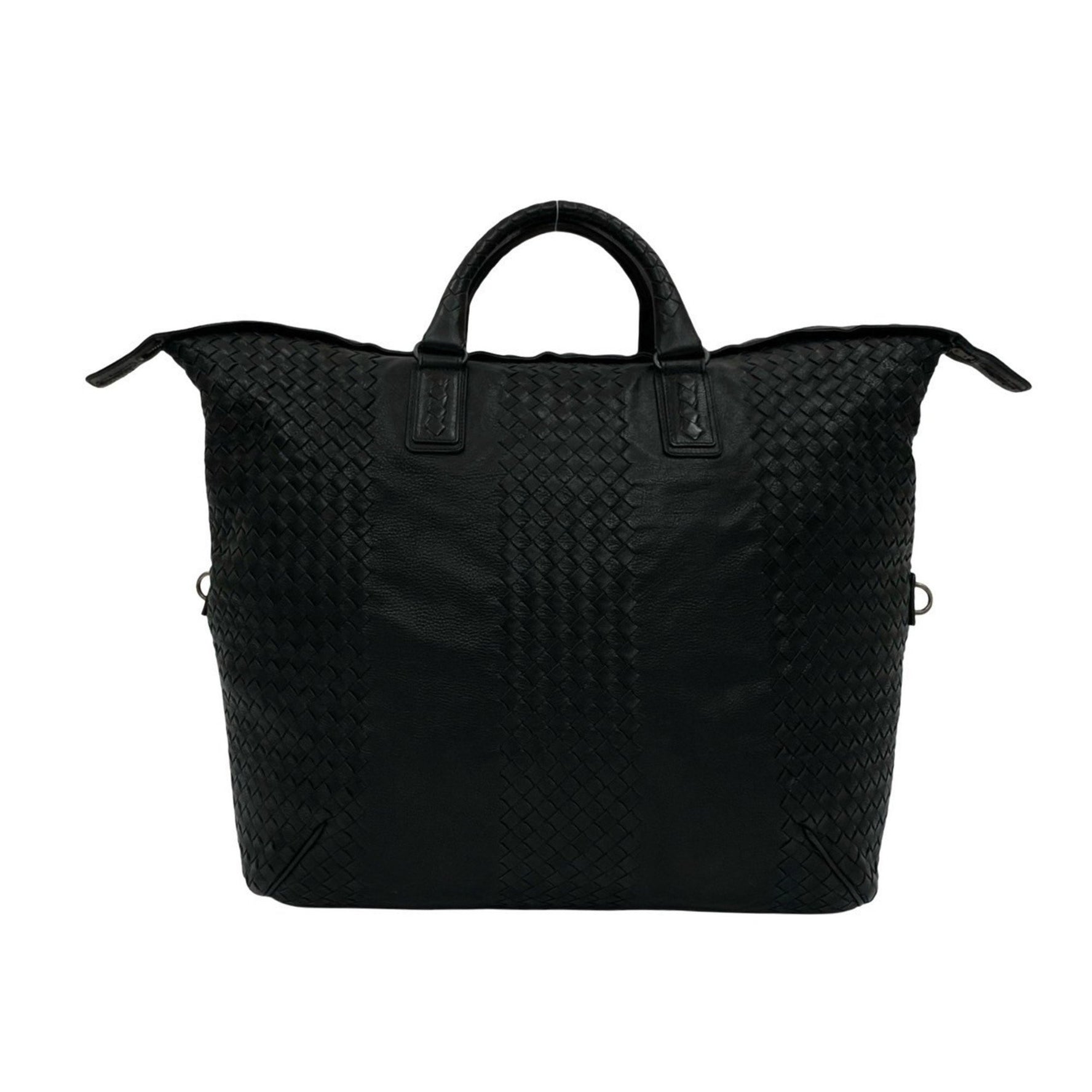 BOTTEGA VENETA Intrecciato Leather Boston Bag in