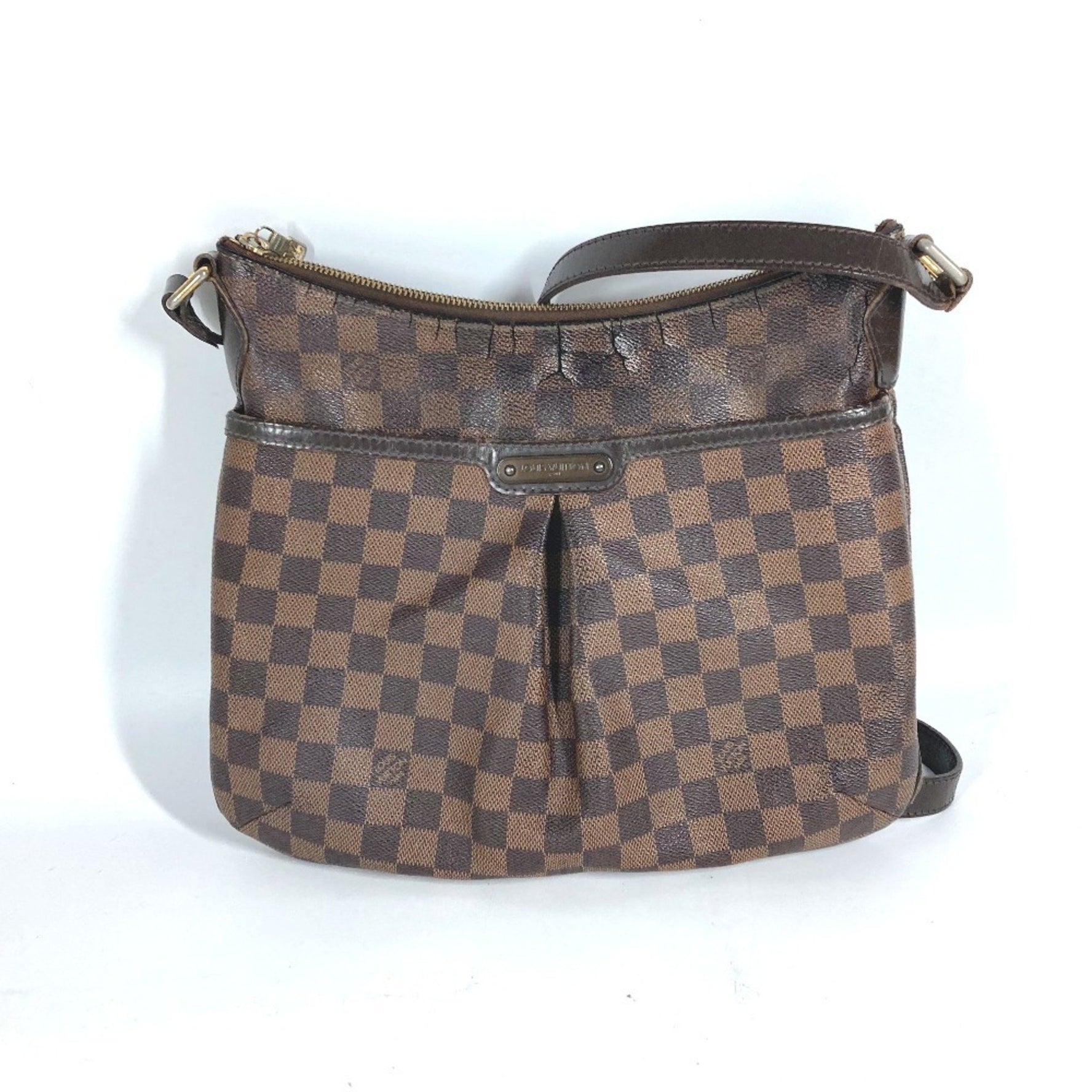 Louis Vuitton Damier Bloomsbury PM Crossbody Bag Shoulder Canvas Ebene Brown