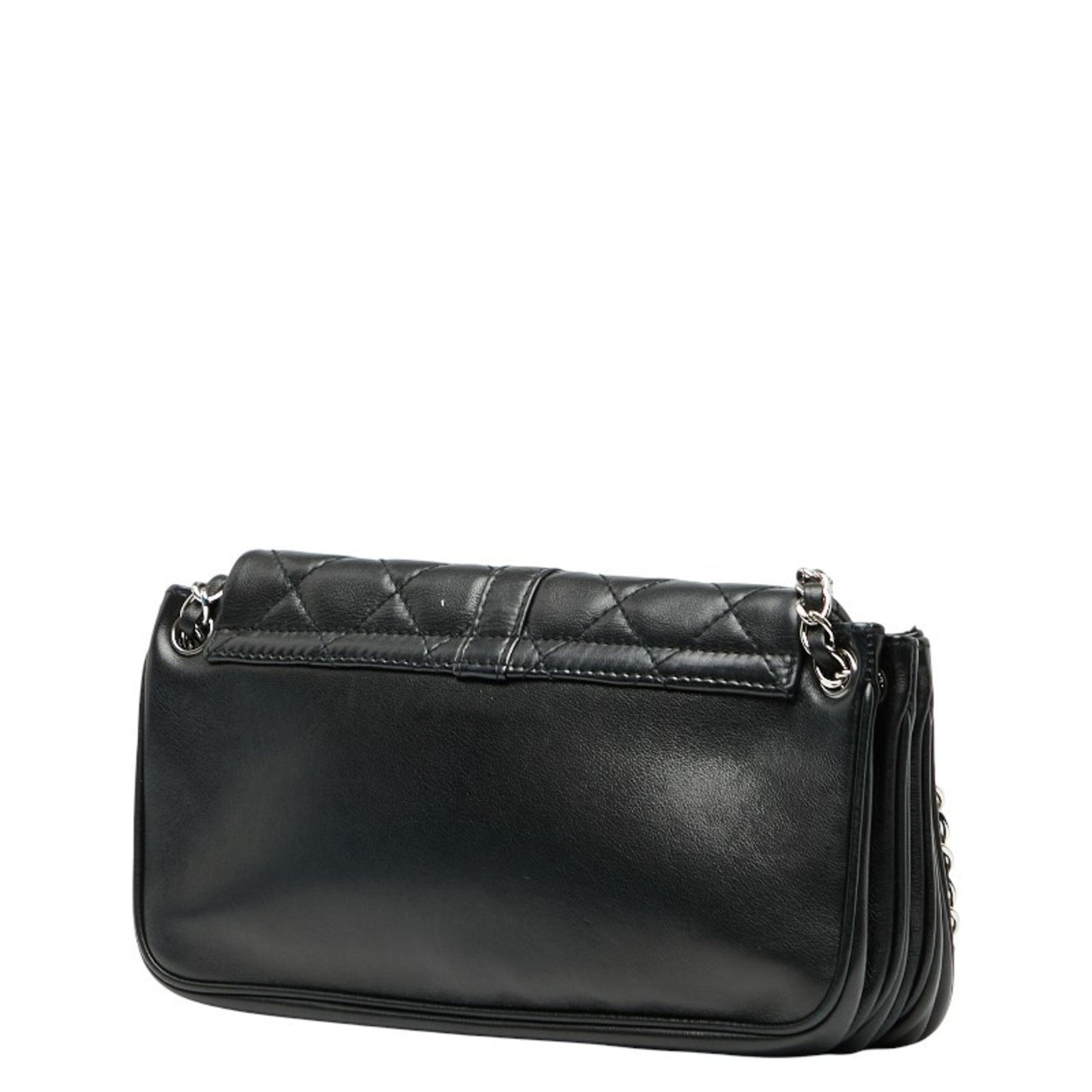 CHANEL Matelasse 2.55 Chocolate Bar Chain Shoulder Bag in Lambskin