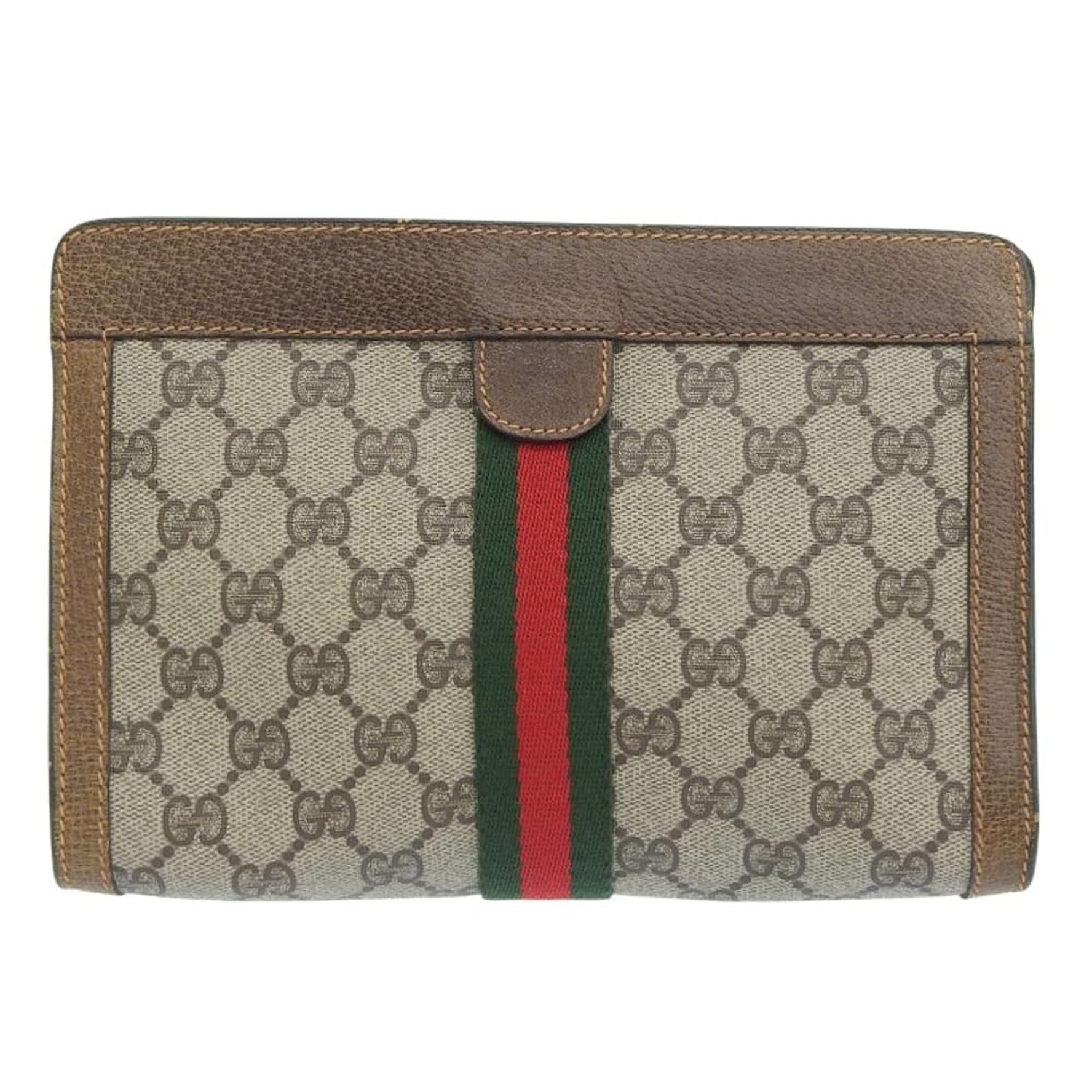 Gucci GG Plus Sherry Line Clutch Bag 84 01 001 Mini