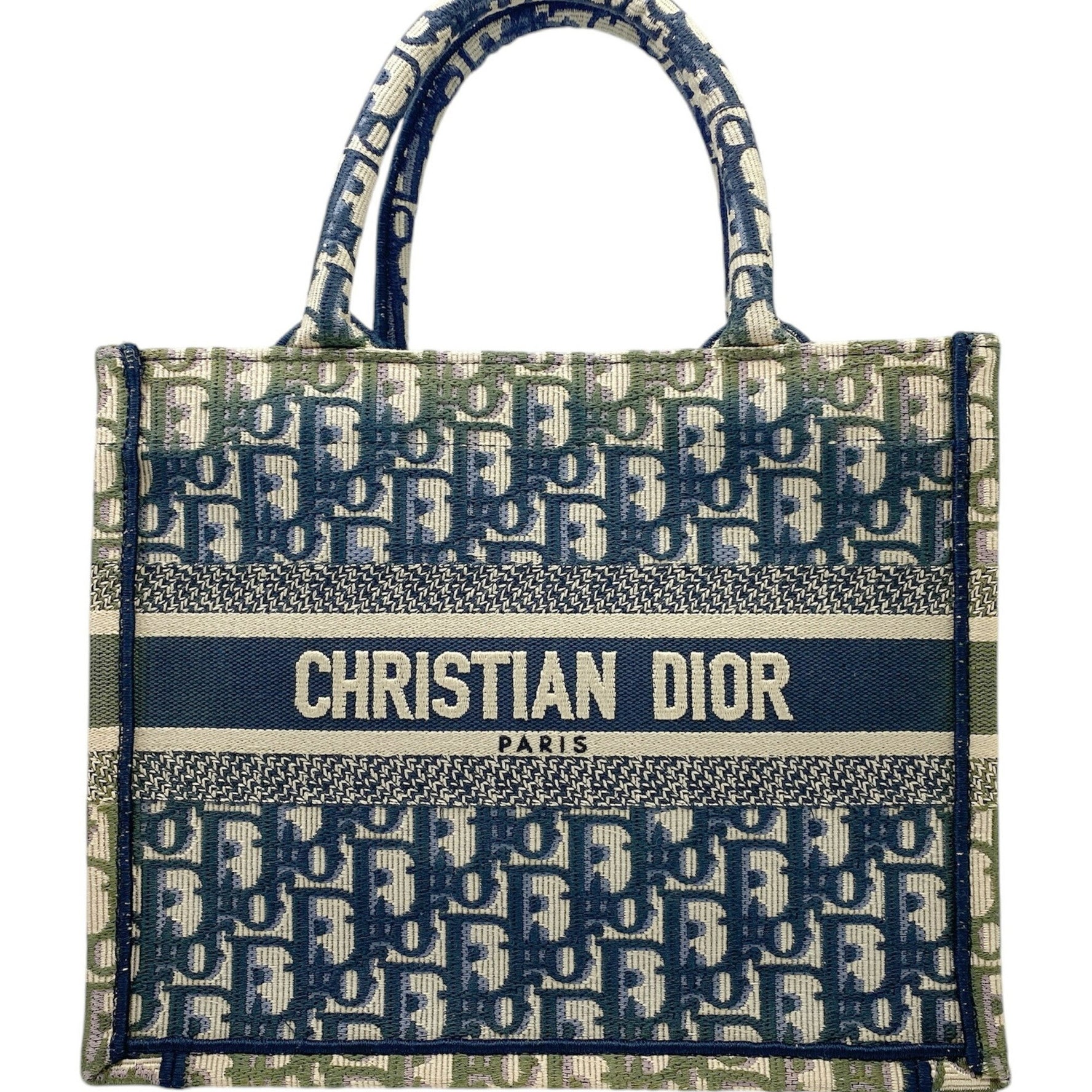 Christian Dior Tote Bag Book Small Canvas Navy Khaki Pink Beige Handbag