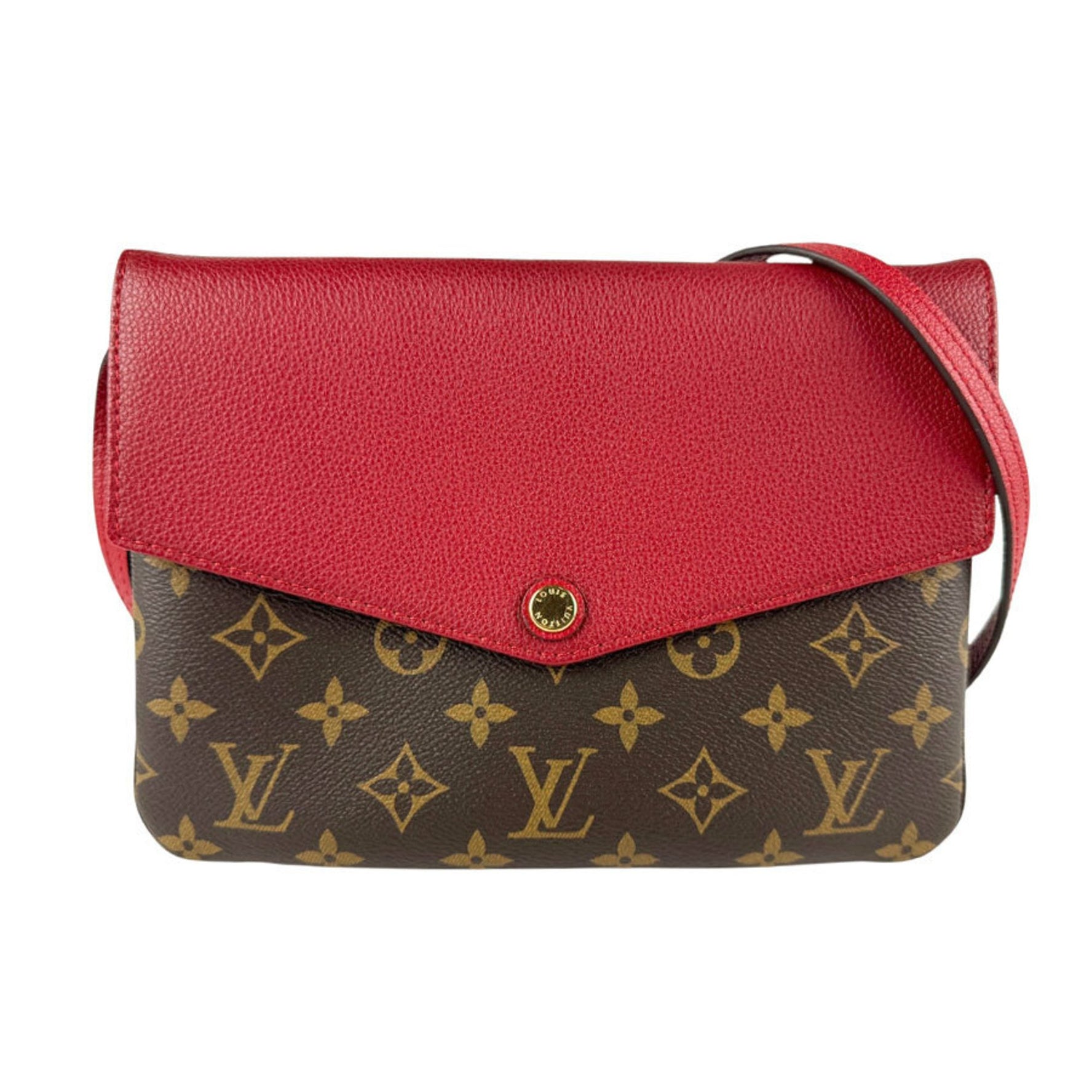 Louis Vuitton Monogram Twice Shoulder Bag in Canvas