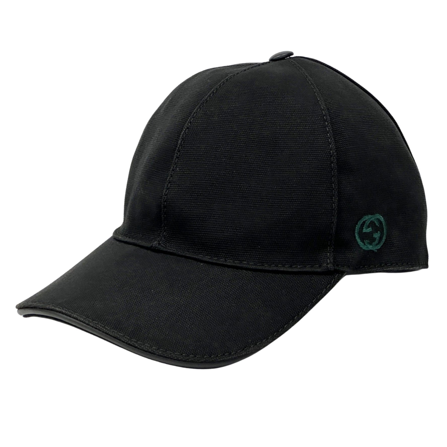 Gucci Sherry New Brit Canvas Cap Green, Red, Size 08-338, M