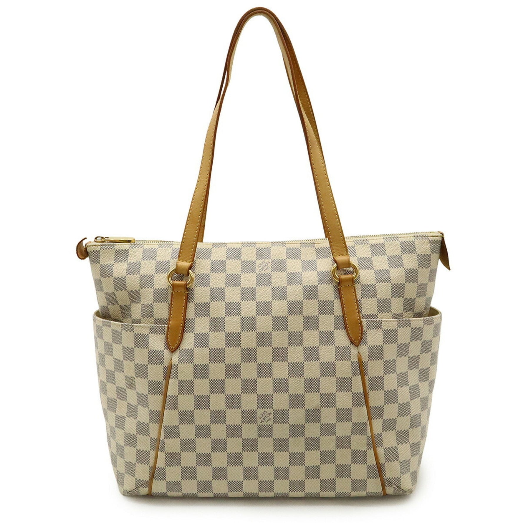 Louis Vuitton Damier Azur Totally MM Tote Bag Shoulder