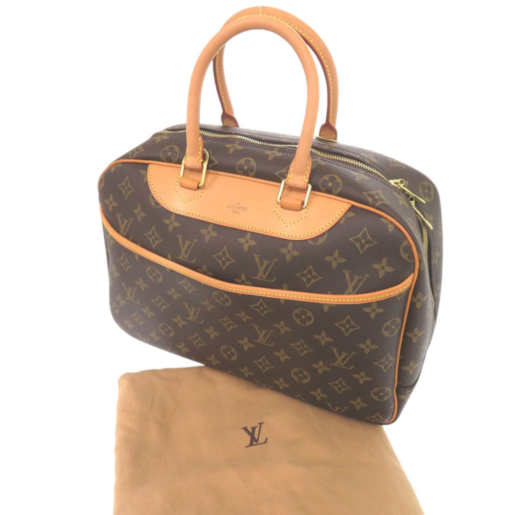 Like new Louis Vuitton Deauville Monogram handbag 0843 LOUIS VUITTON