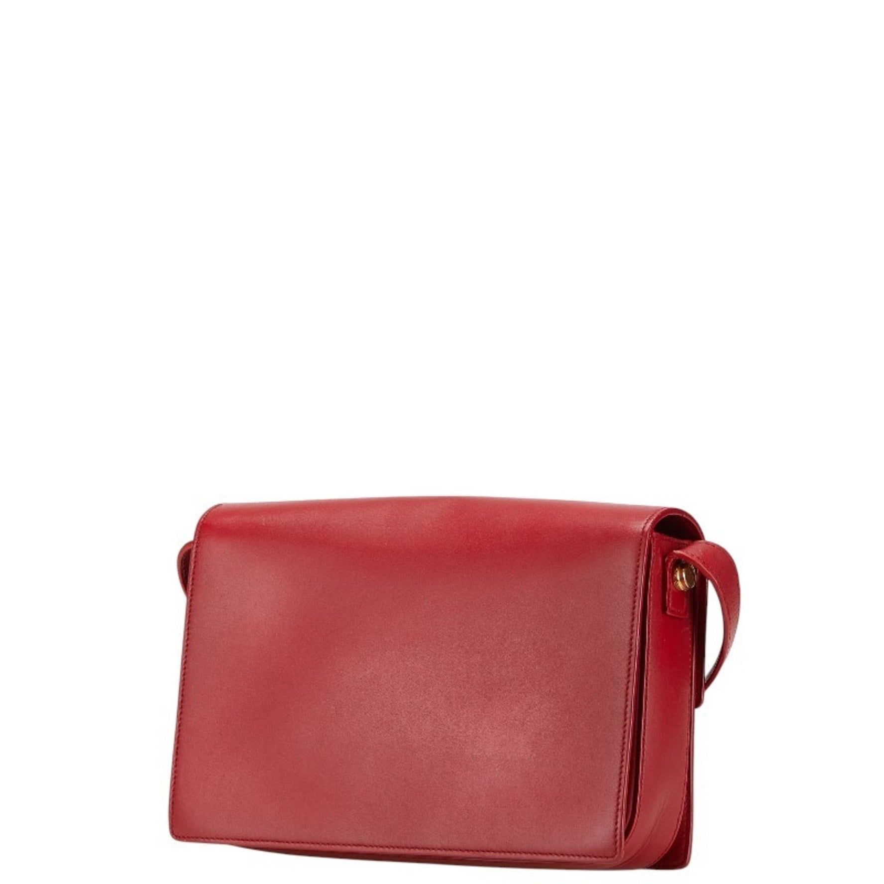 Saint Laurent Crossbody Shoulder Bag Red Leather SAINT LAURENT