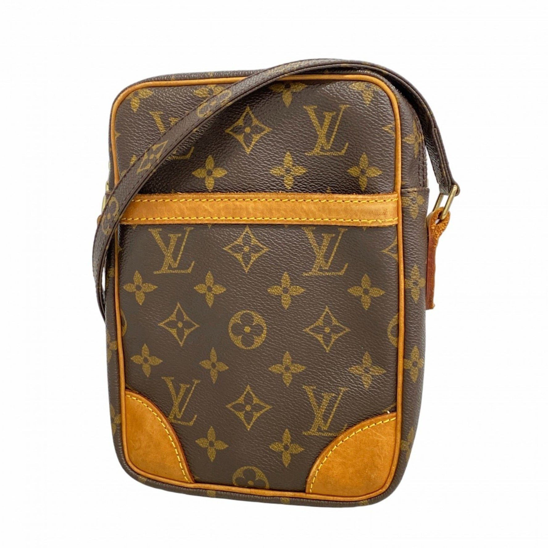Louis Vuitton Monogram Danube Shoulder Bag M45266 Brown Women's
