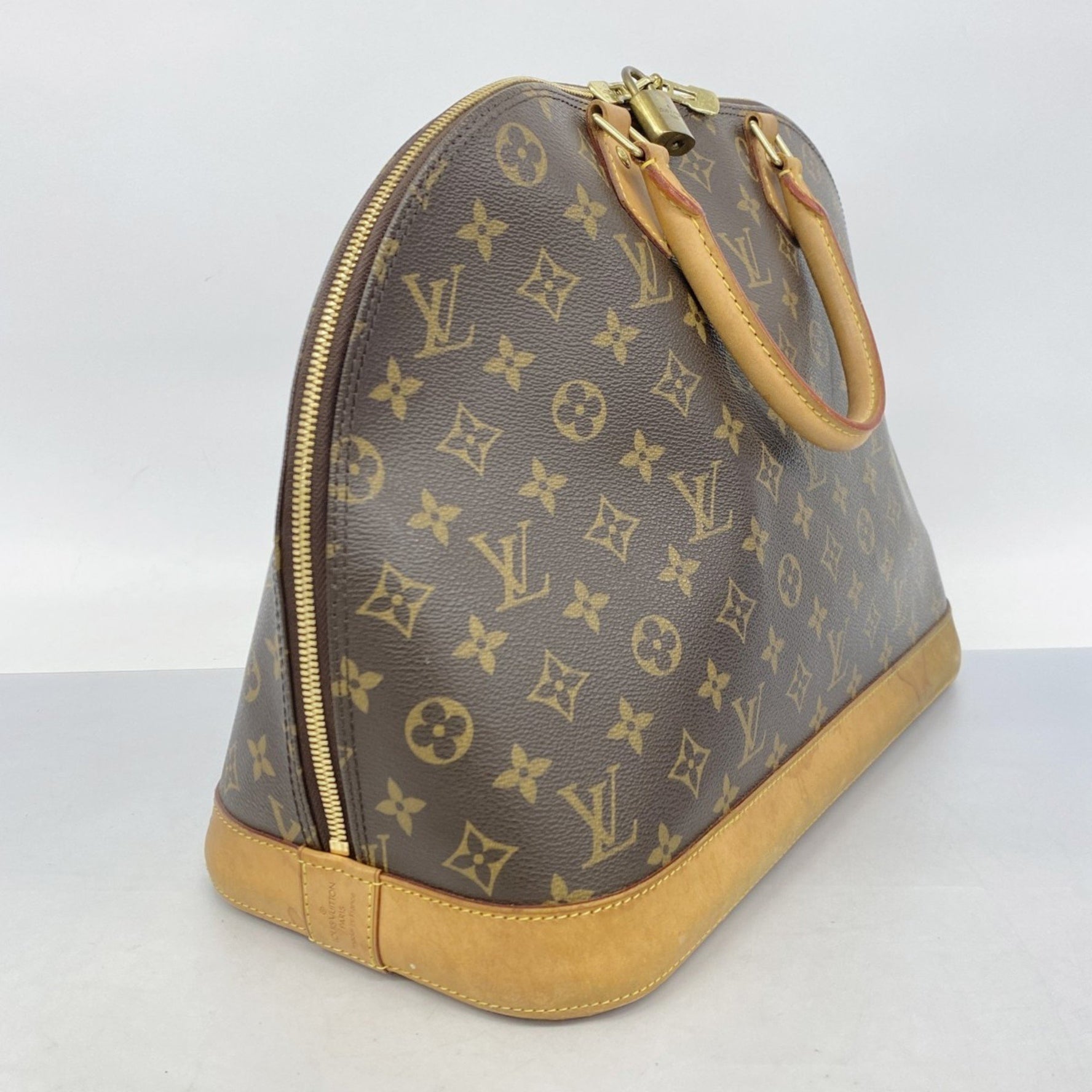 Louis Vuitton Monogram Alma GM Handbag M53150 Brown Women's