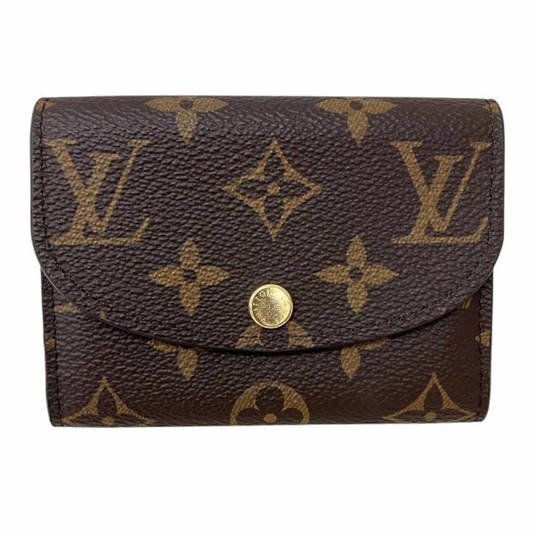 Louis Vuitton Monogram Porte Monnaie Rosary Wallet/Coin Case Wallet