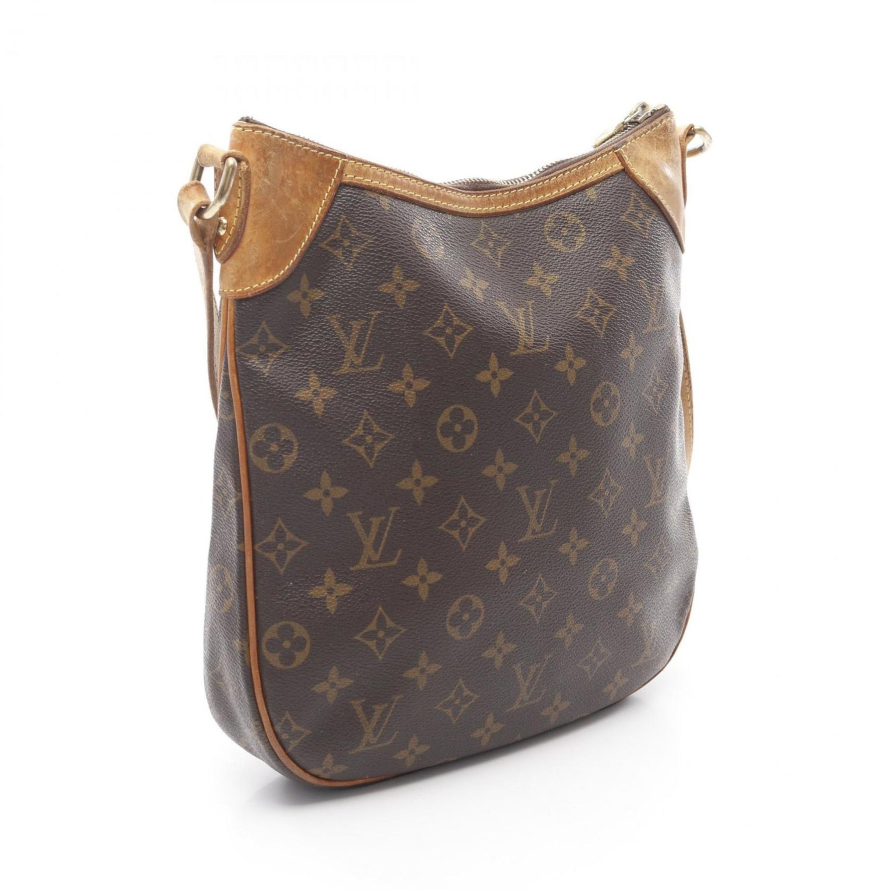 Louis Vuitton Odeon PM Shoulder Bag in Coated Canvas and Leather with Monogram Design