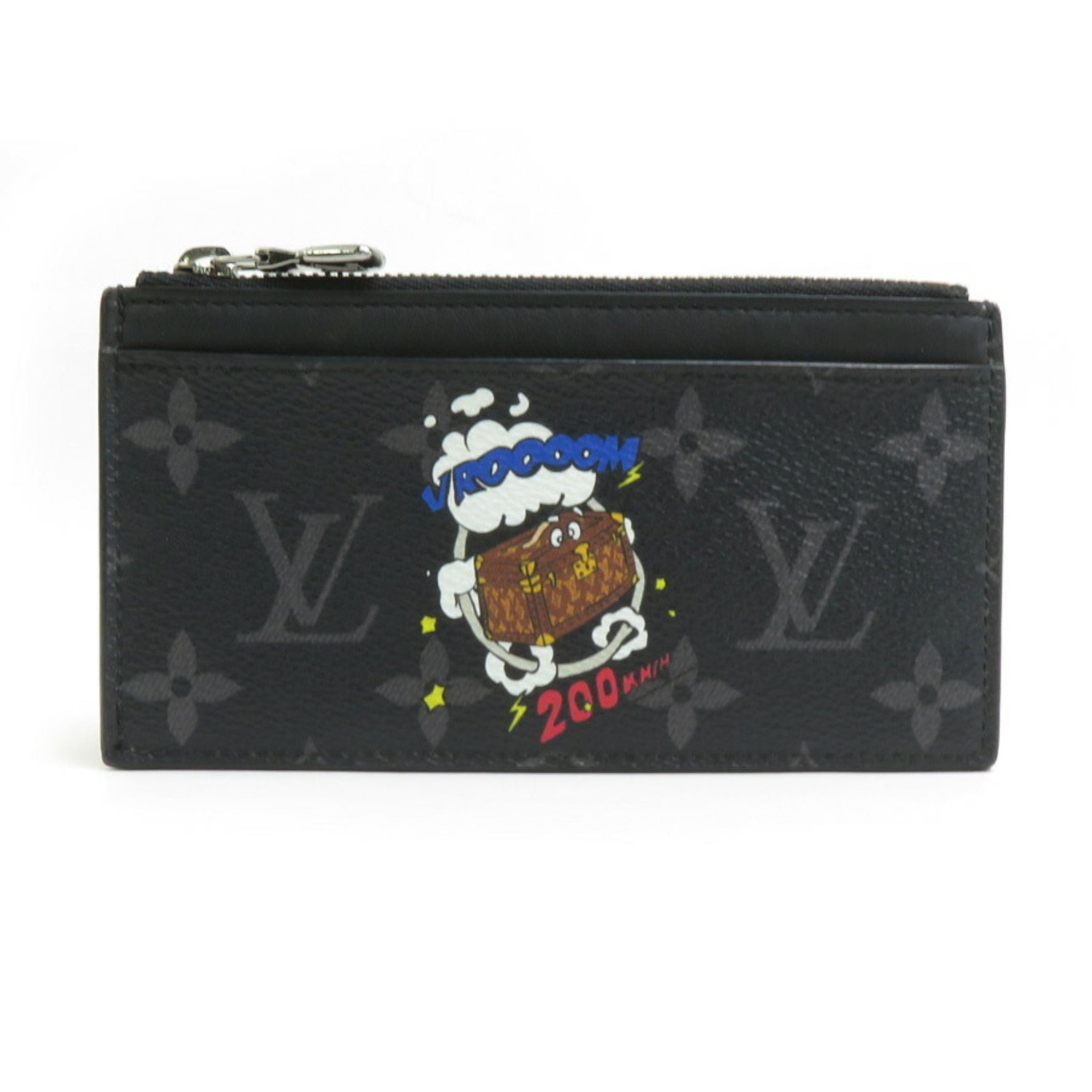 Louis Vuitton LOUIS VUITTON Wallets and coin cases Monogram Eclipse Coin Card Holder Black Men's M80932 h30694a