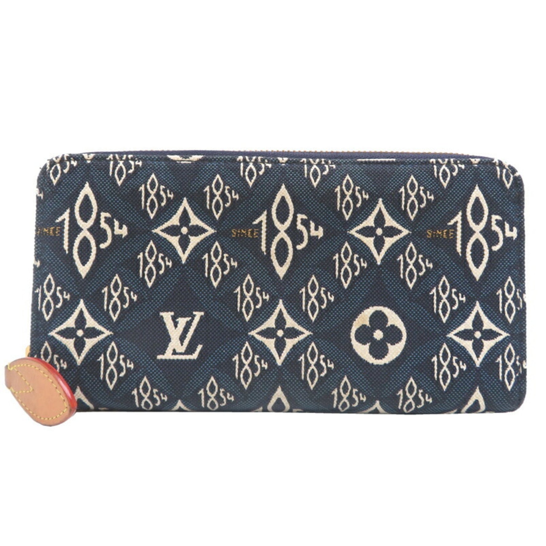 Louis Vuitton Zippy Wallet Monogram Jacquard Navy