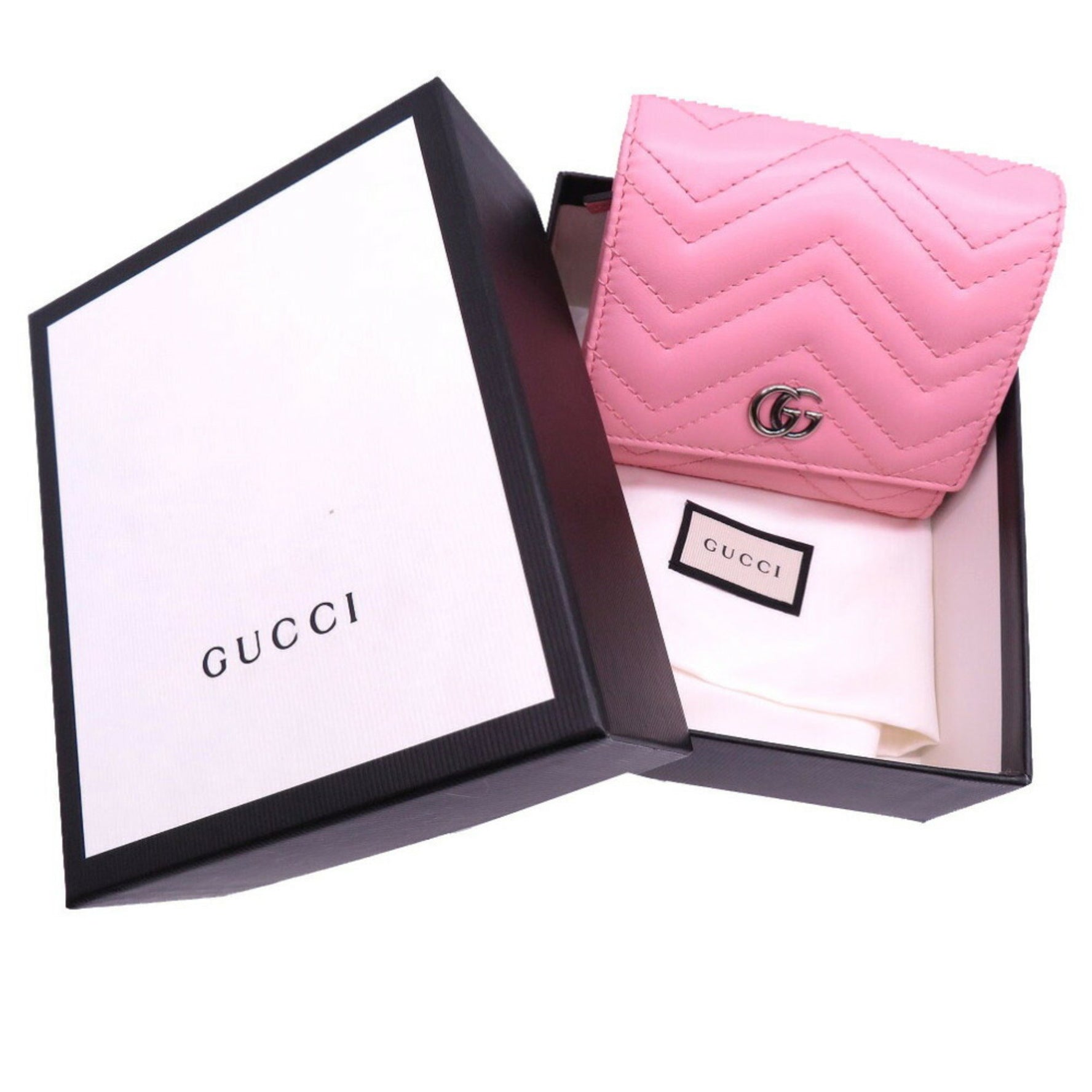 Gucci GG Marmont Compact Wallet Leather Bifold