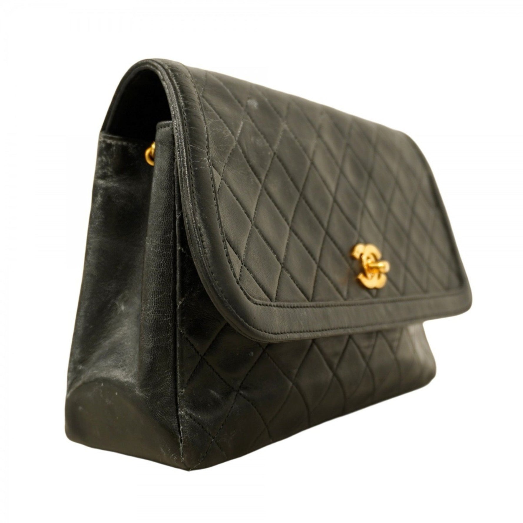 Chanel Matelasse Shoulder Bag with Chain Bag, Lambskin