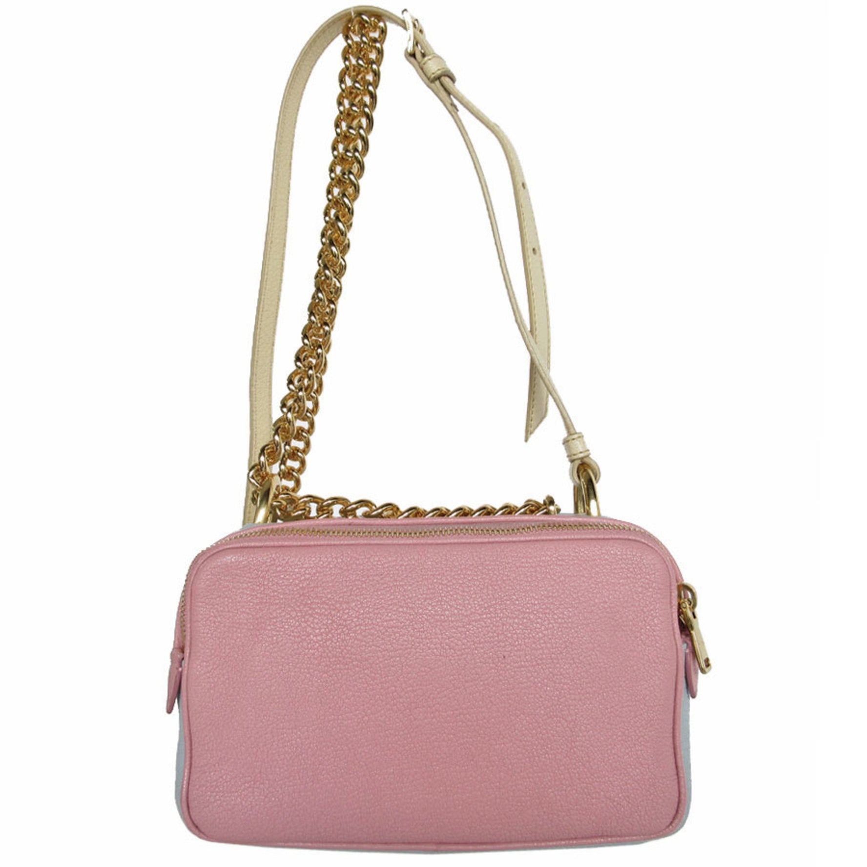 Miu Miu Miu shoulder bag leather pink blue yellow gold ladies