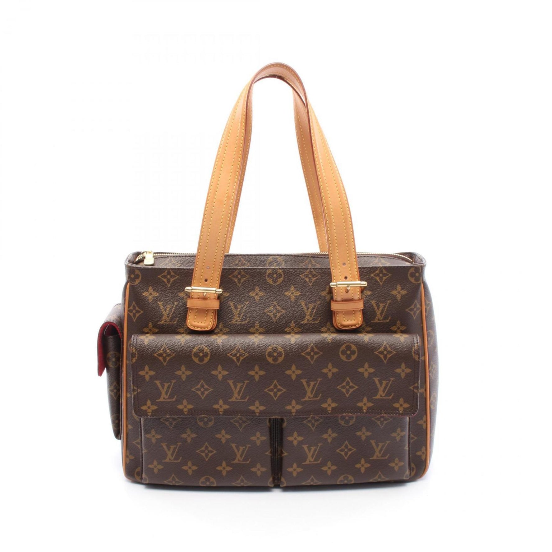 Louis Vuitton Multiplicite Monogram Handbag Coated Canvas Leather