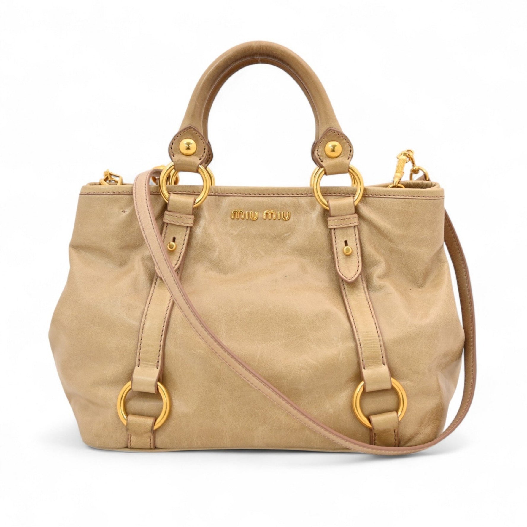 Miu Miu Miu handbag in leather and