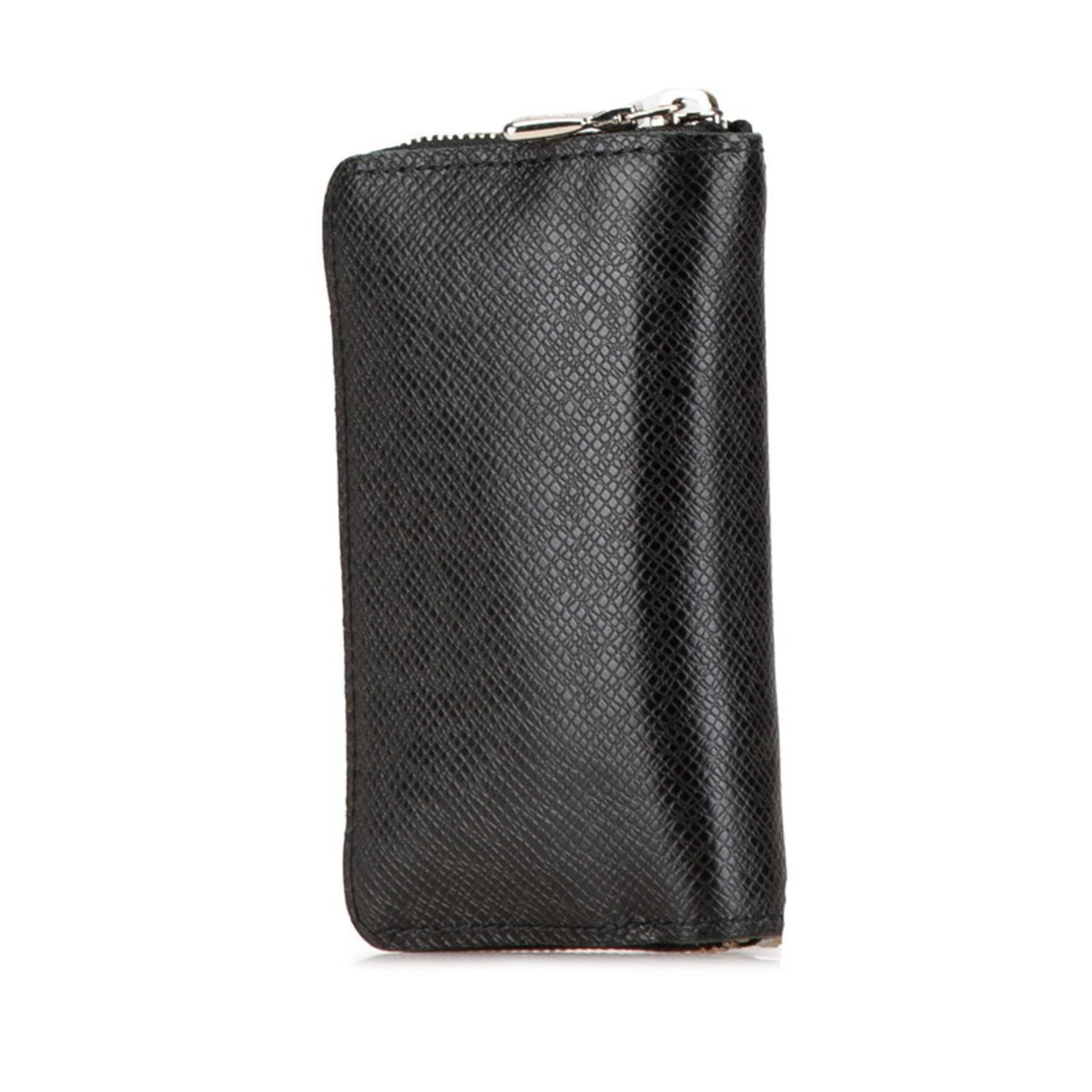 Louis Vuitton Taiga Zippy Coin Purse Case M32832 Ardoise Black Leather Men's LOUIS VUITTON