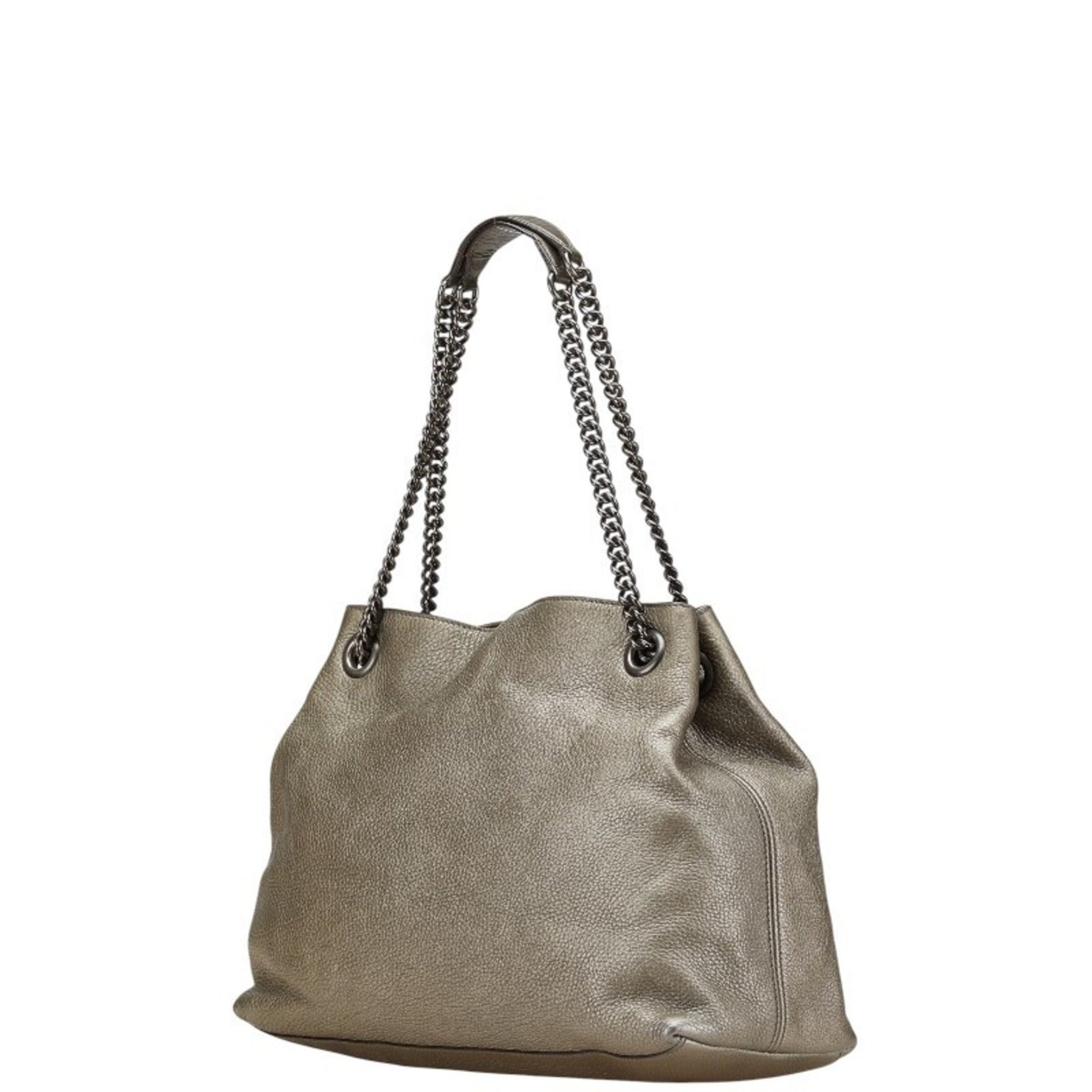 Gucci Soho Interlocking G Chain Shoulder Bag Leather