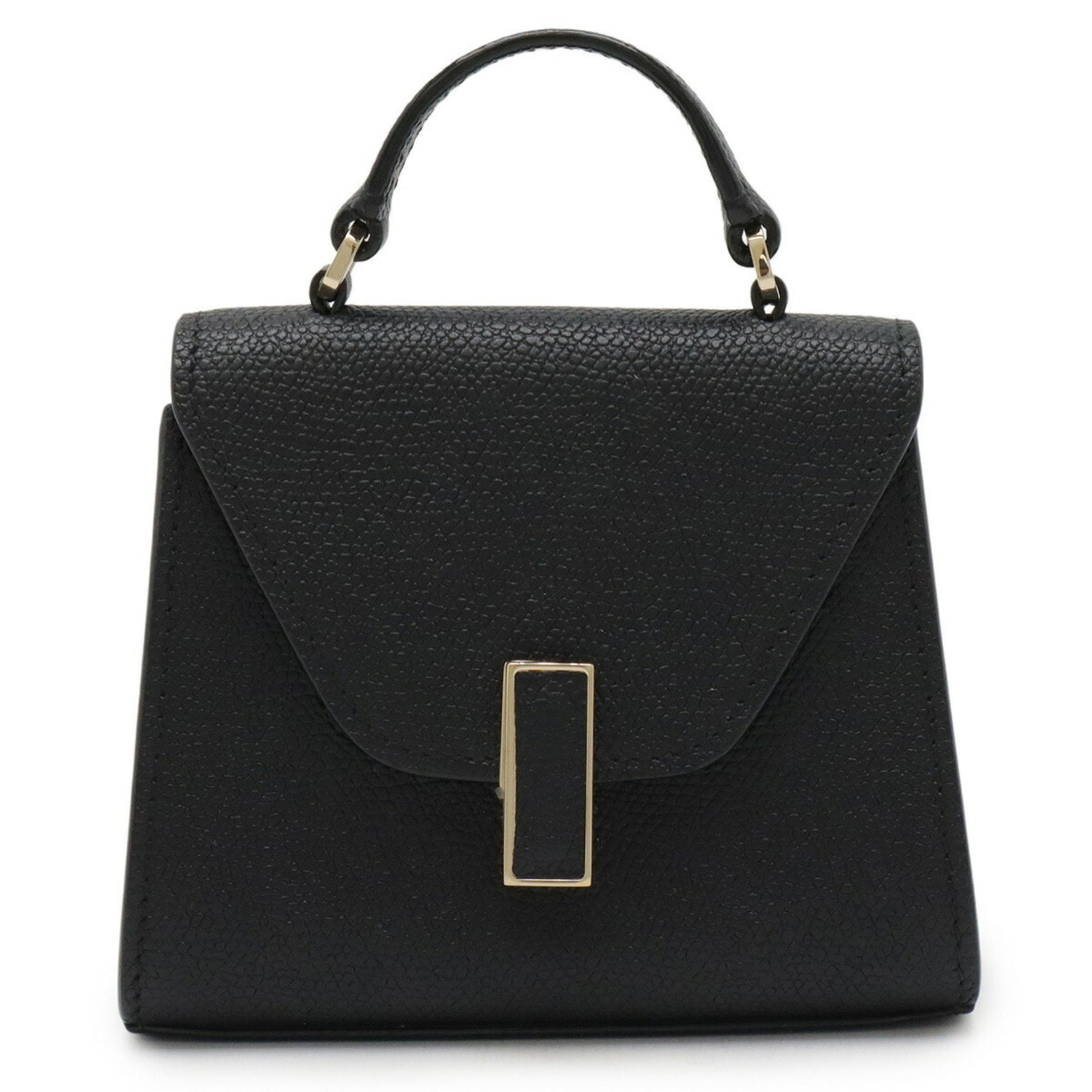 valextra Iside Belt Mini Handbag Shoulder Bag Waist 3WAY Leather Black SGES0061028LOCPL99 V3E61 028