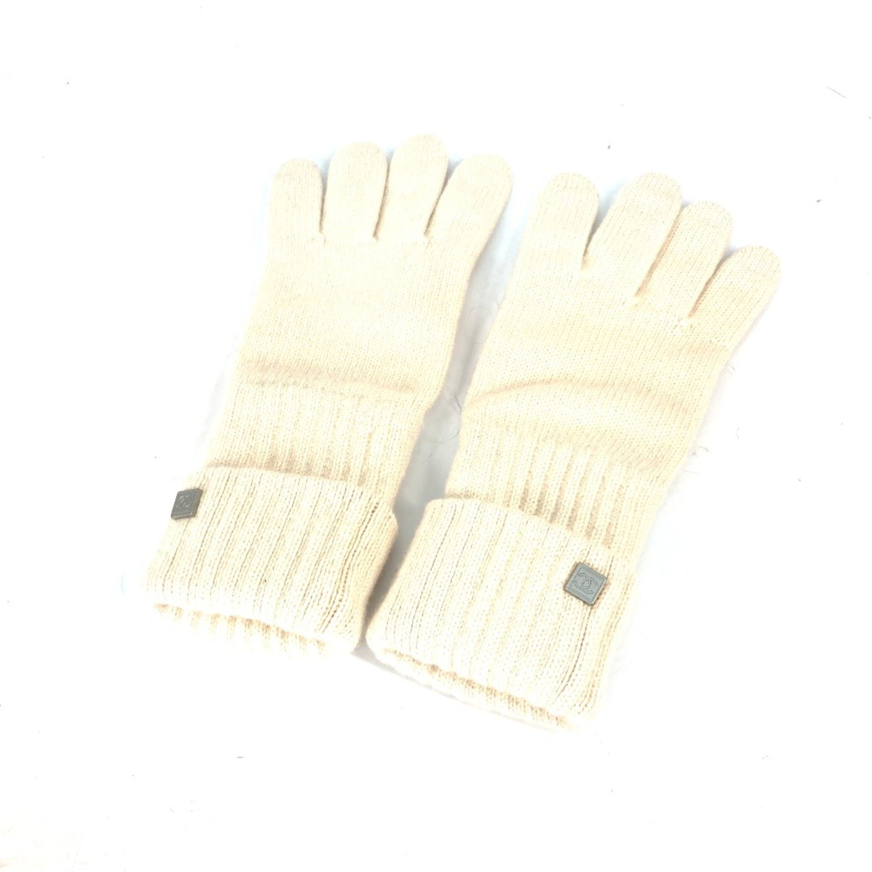 Chanel Sports Long gloves gloves Glove IvoryBased