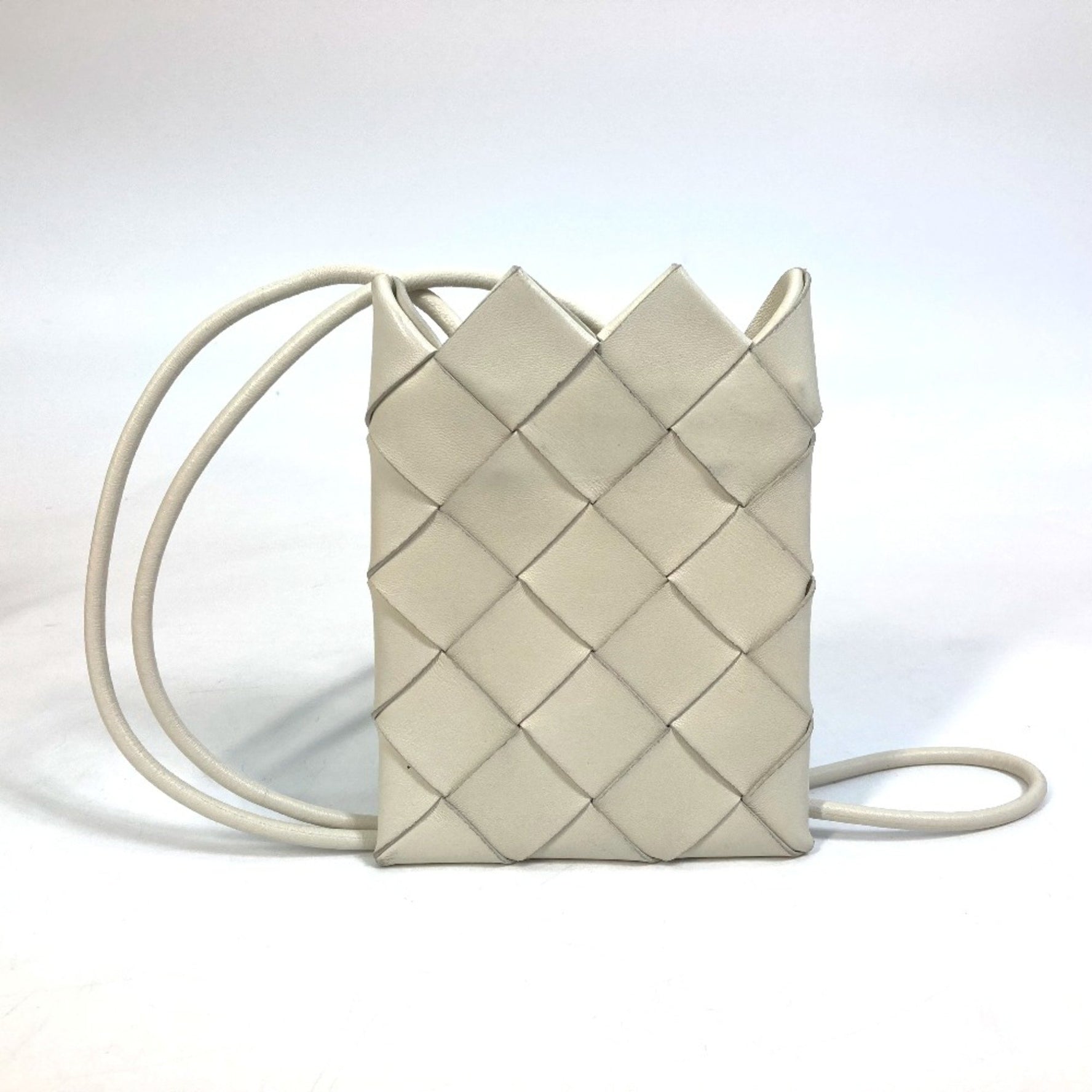 BOTTEGA VENETA Intrecciato Bag Smartphone Pochette Crossbody Shoulder Bag