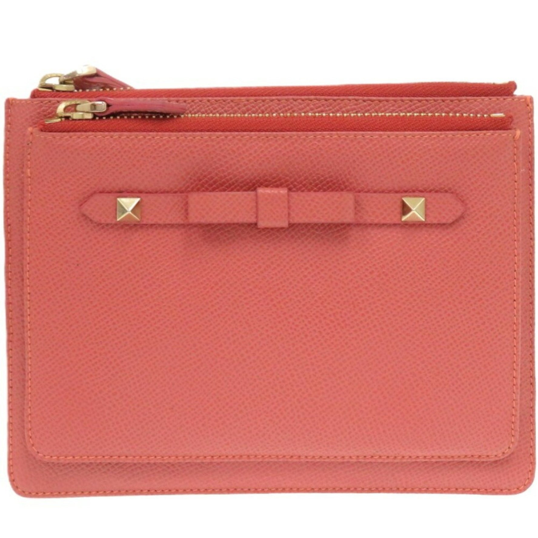Valentino Garavani Like new Rockstud B 940 leather clutch bag