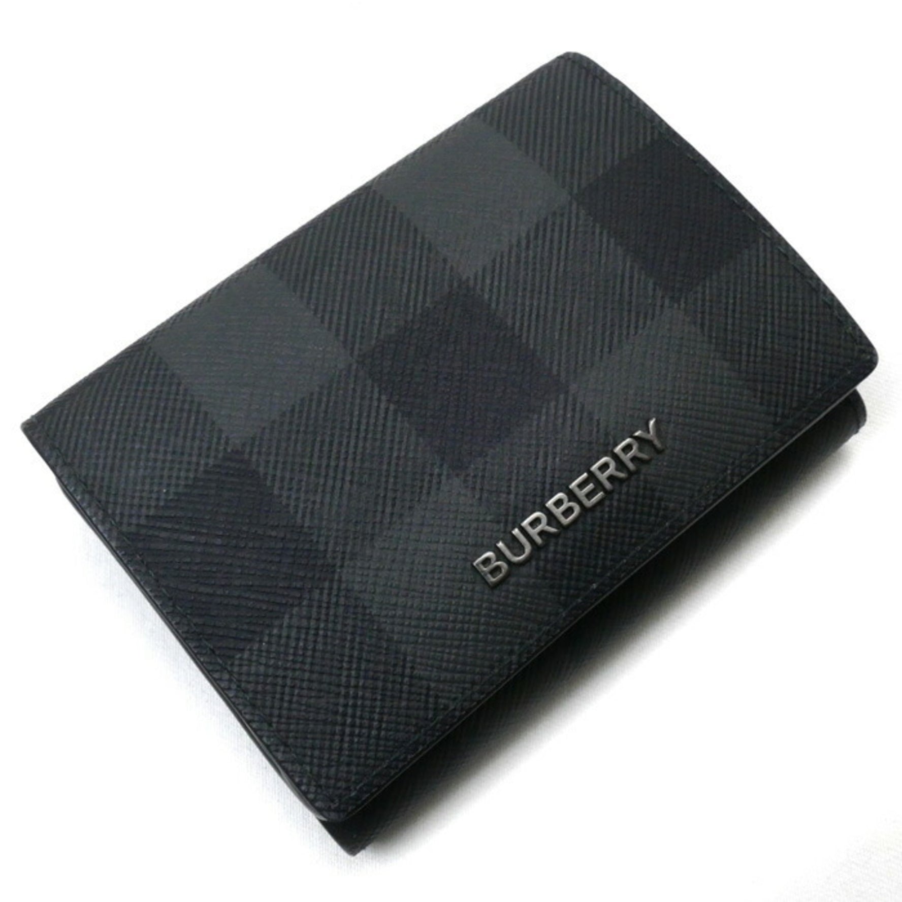 BURBERRY Tri-fold wallet Charcoal grey 8062606/A1208 Unisex