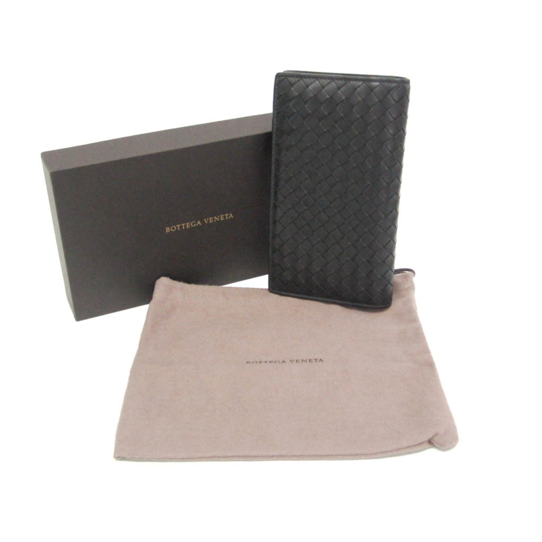 Bottega Veneta Intrecciato Leather Long Wallet (bi-fold)