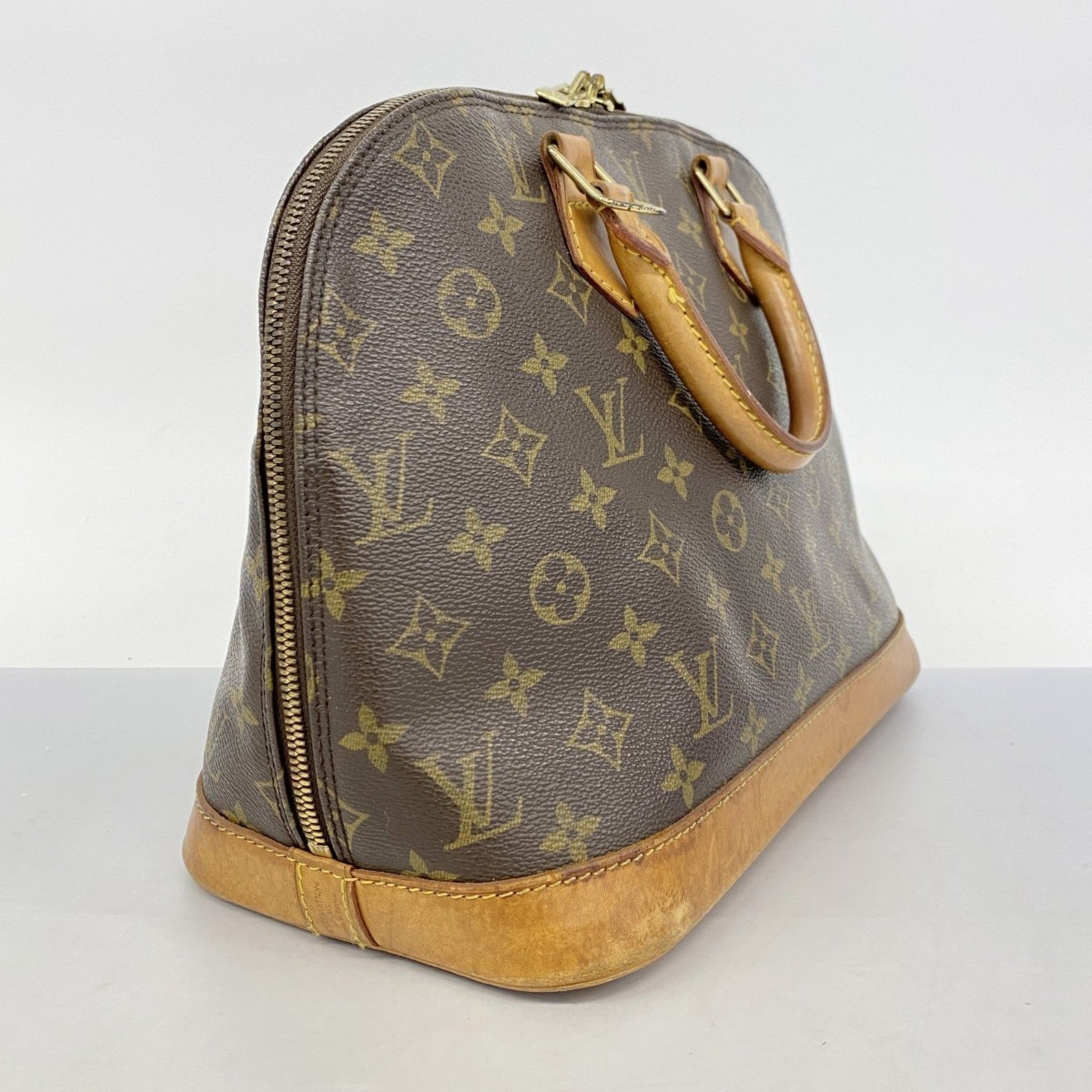 Louis Vuitton Monogram Alma Handbag M51130 Brown Women's