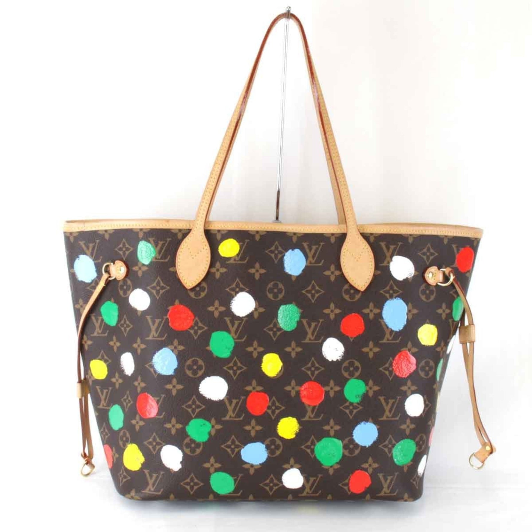 Louis Vuitton LV x YK Neverfull MM Shoulder Bag Monogram Canvas Brown