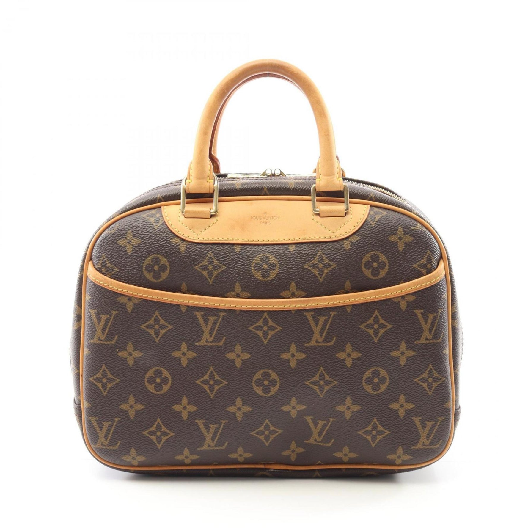 Louis Vuitton Trouville Handbag, Coated Canvas and Leather, Monogram