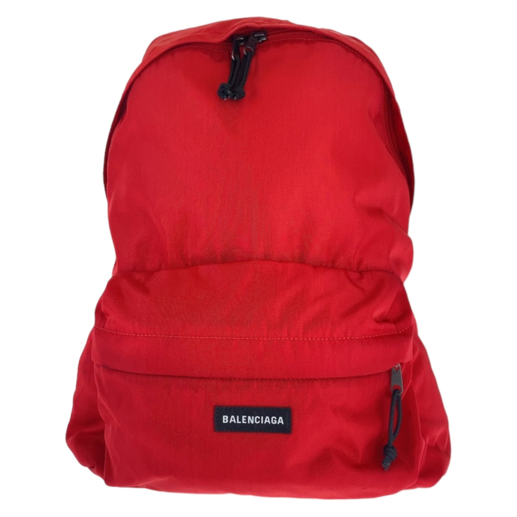 BALENCIAGA Explorer Red/Black Nylon Backpack Men's