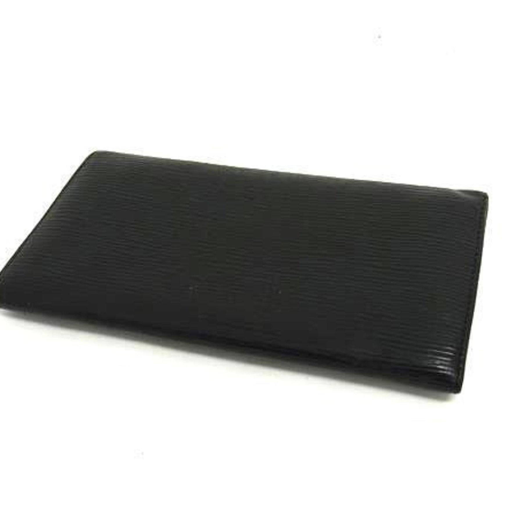 LOUIS VUITTON Epi Leather Long Wallet, Porte Monnaie Credit, M63572, Women's