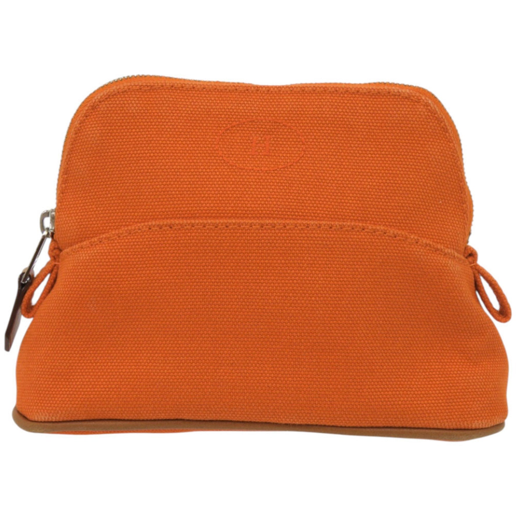 Hermès Bolide Mini Pouch, Cotton and Polyurethane, Pouch Bag, 1541, HERMES