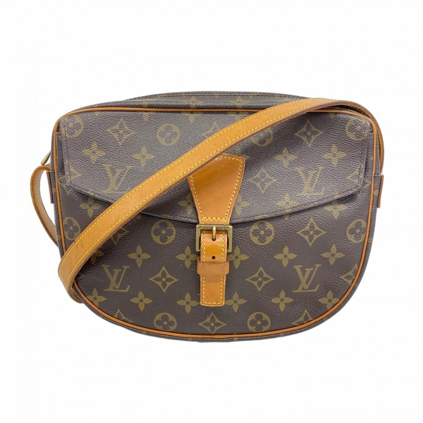 Louis Vuitton Monogram Jeune Fille GM Shoulder Bag M51225 Brown Women's