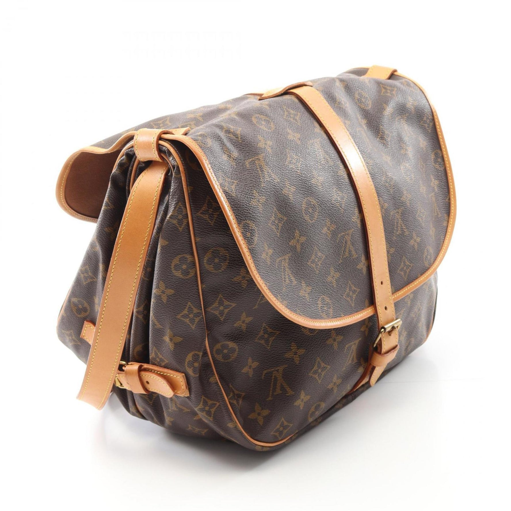 Louis Vuitton Saumur 35 Shoulder Bag, Coated Canvas and Leather, Monogram