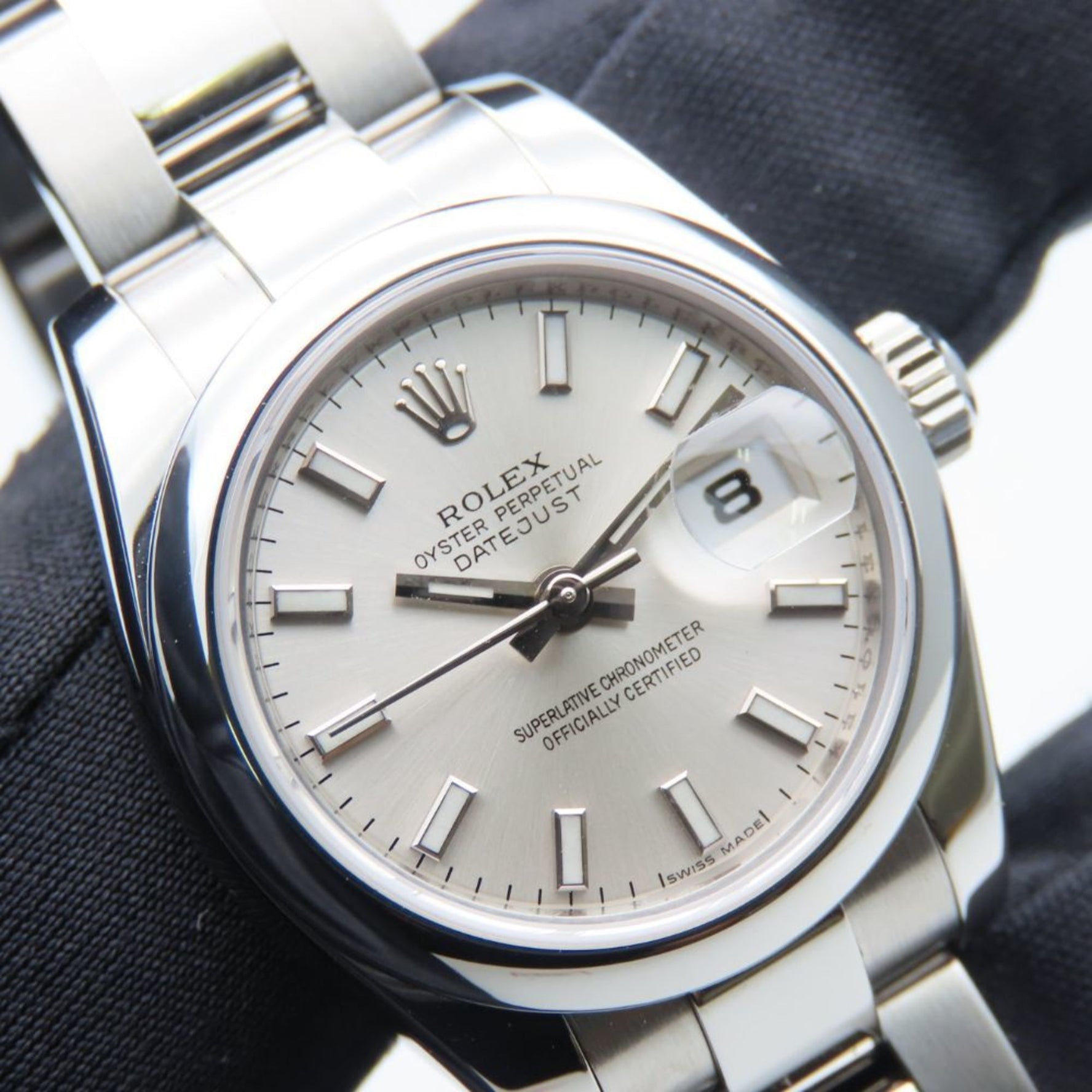 Rolex Datejust Stainless Steel Watch, Silver Dial, Z-Number, Roulette